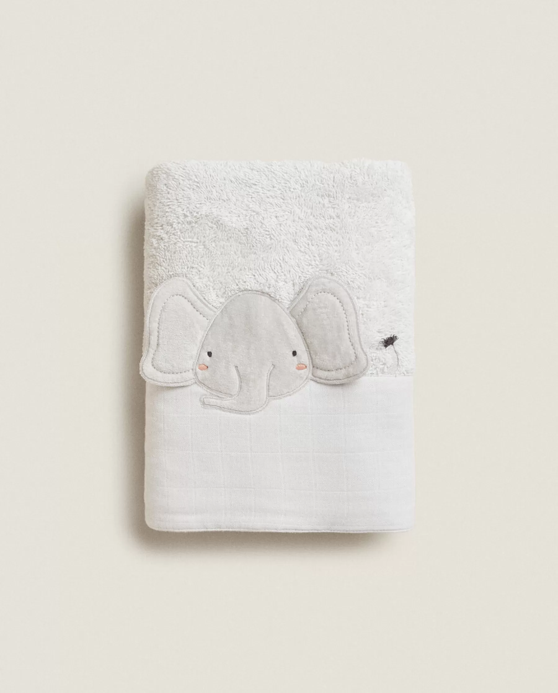 ZARA Home Elephant Cotton Terrycloth Towel | Bathroom