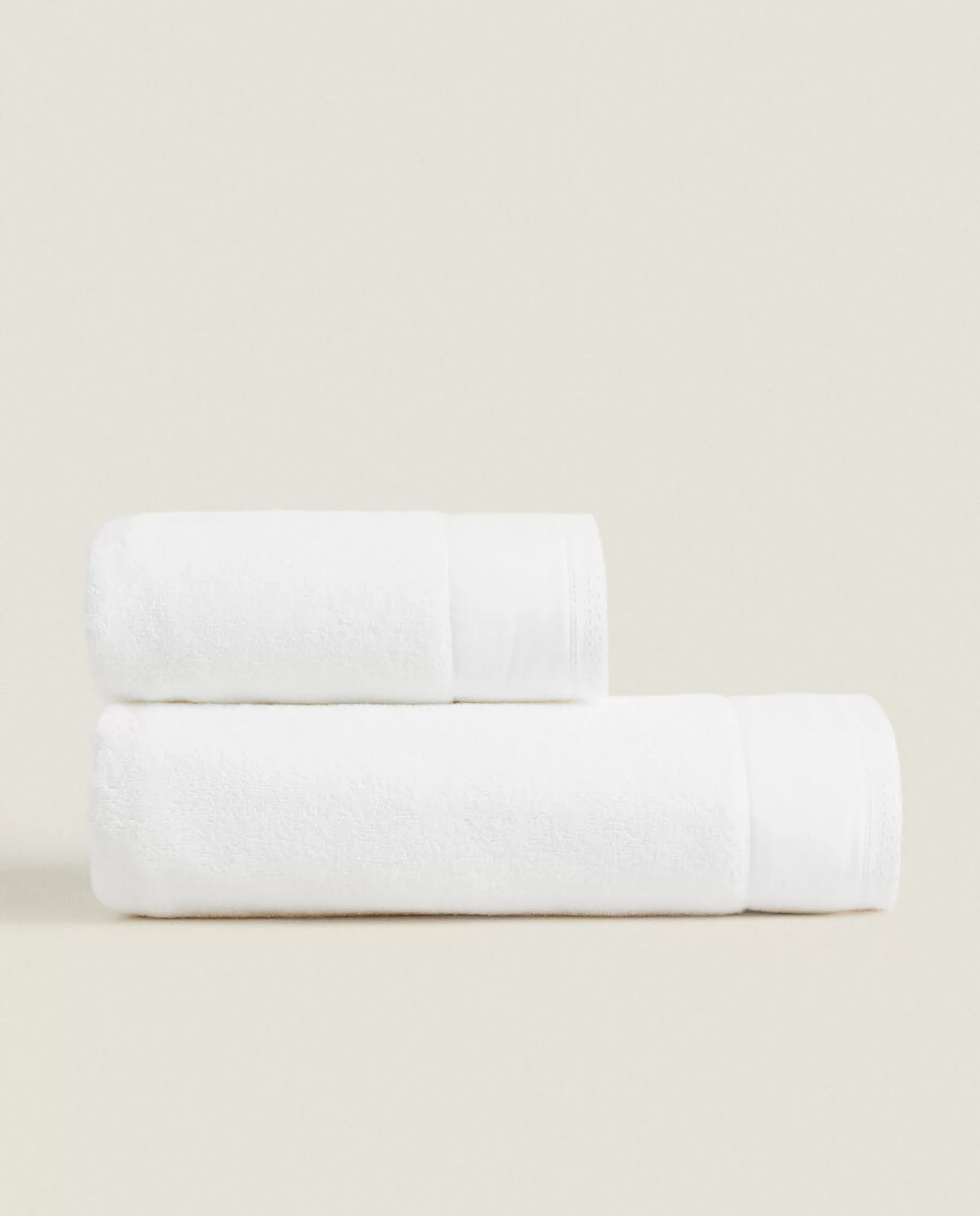 ZARA Home Embroidered Border Towel | Bathroom