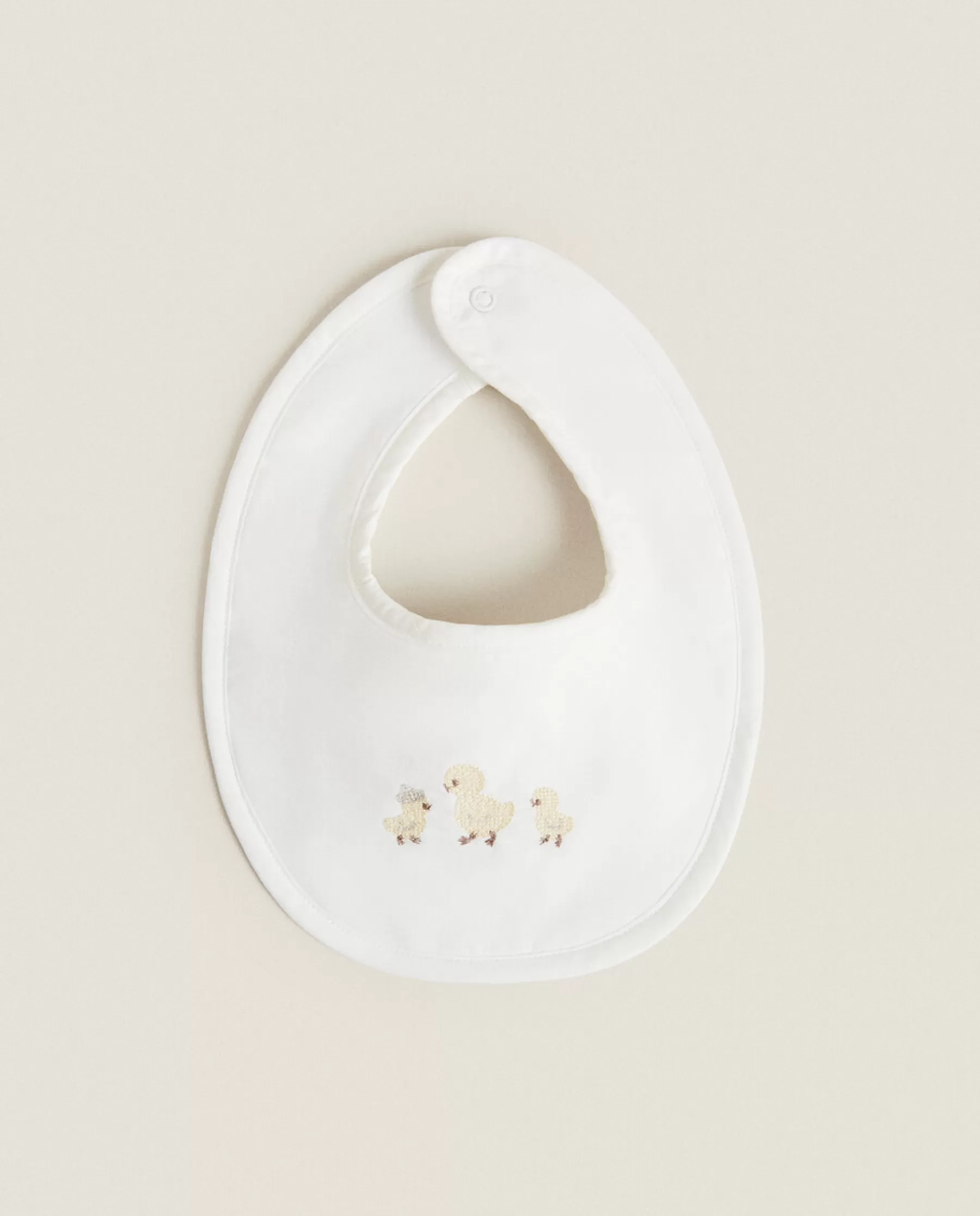 ZARA Home Embroidered Duck Bib | Mealtime