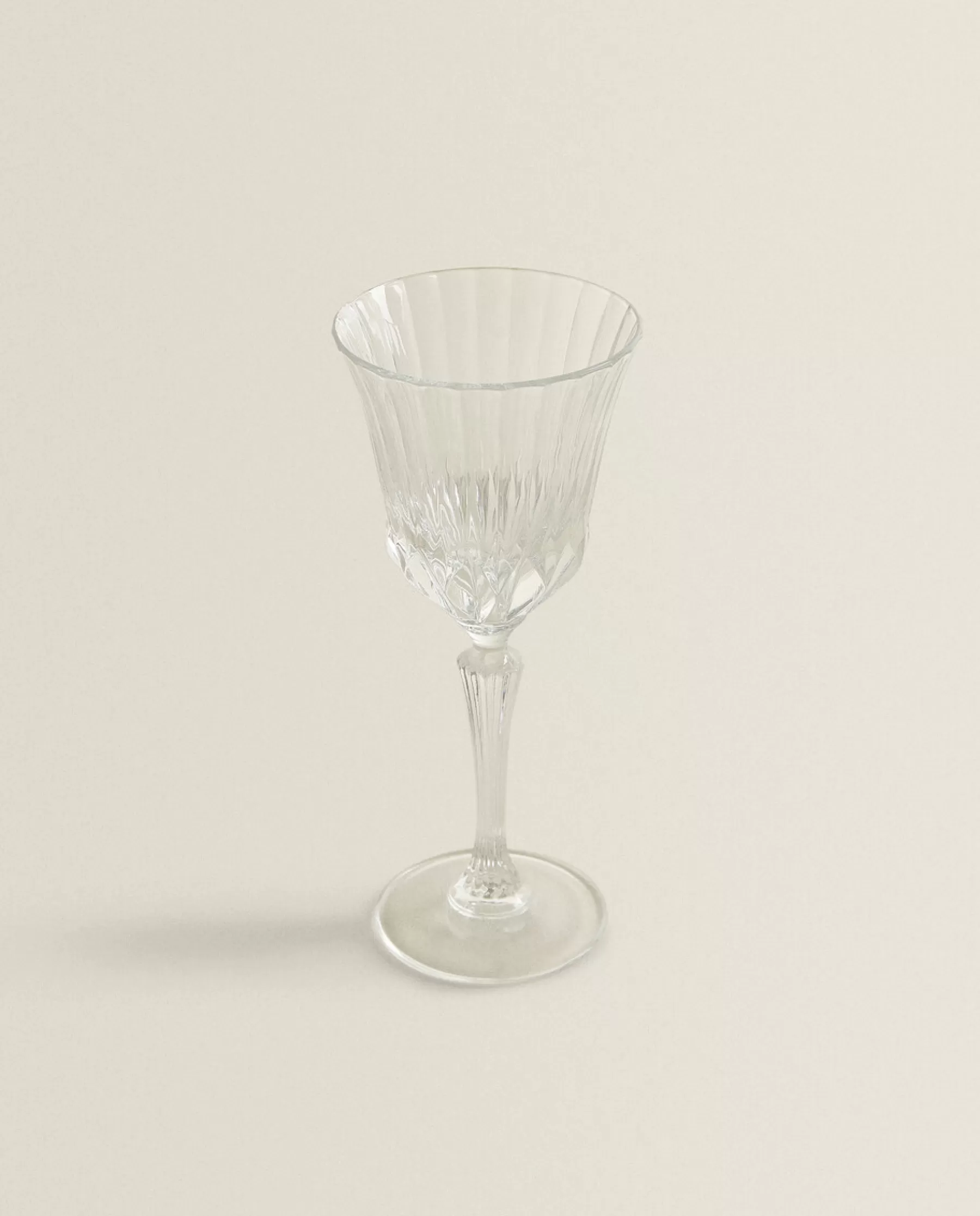 ZARA Home Engraved Crystalline Water Glass | Glasses And Flutes