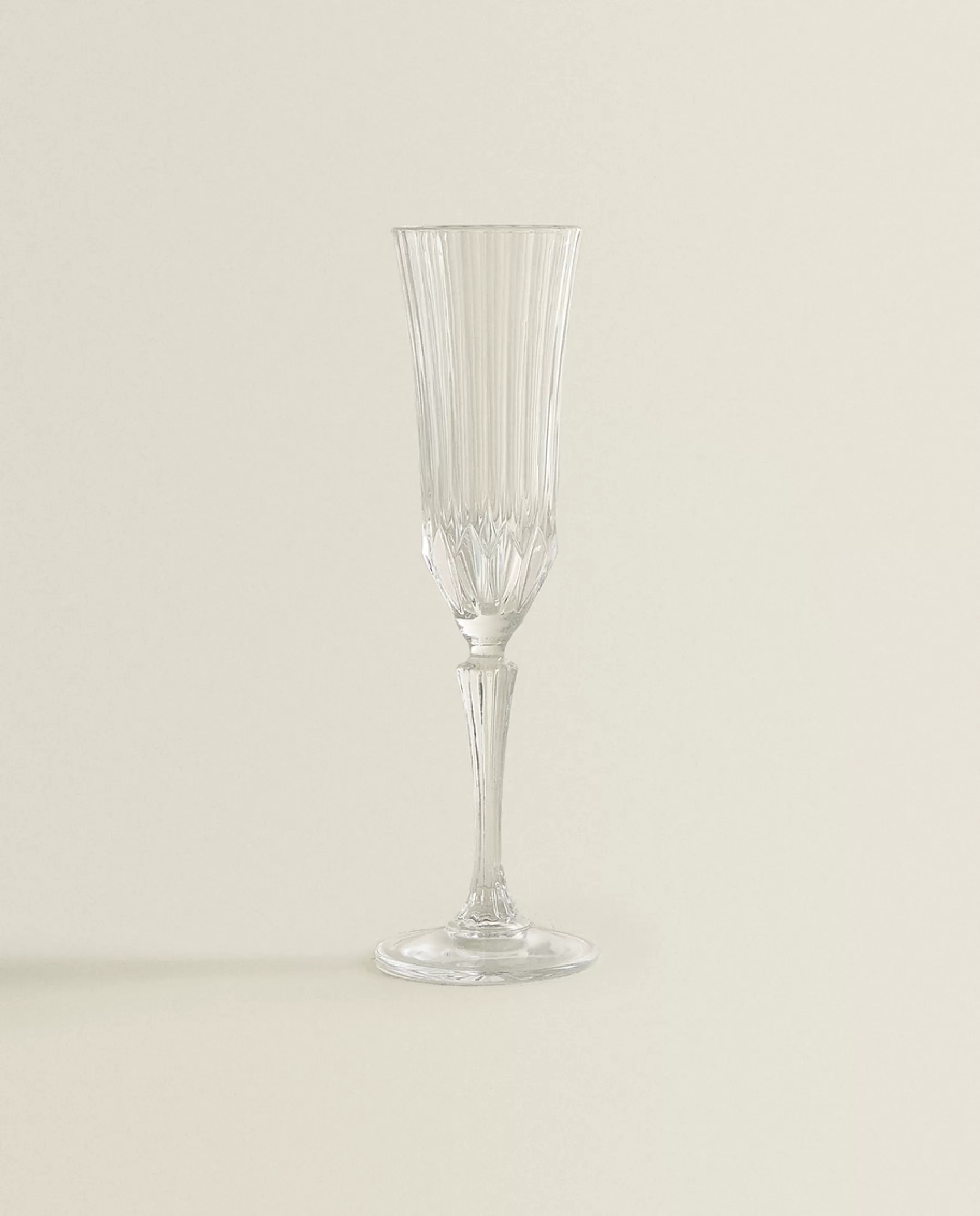 ZARA Home Engraved Crystalline Wine Glass | Glasses And Flutes