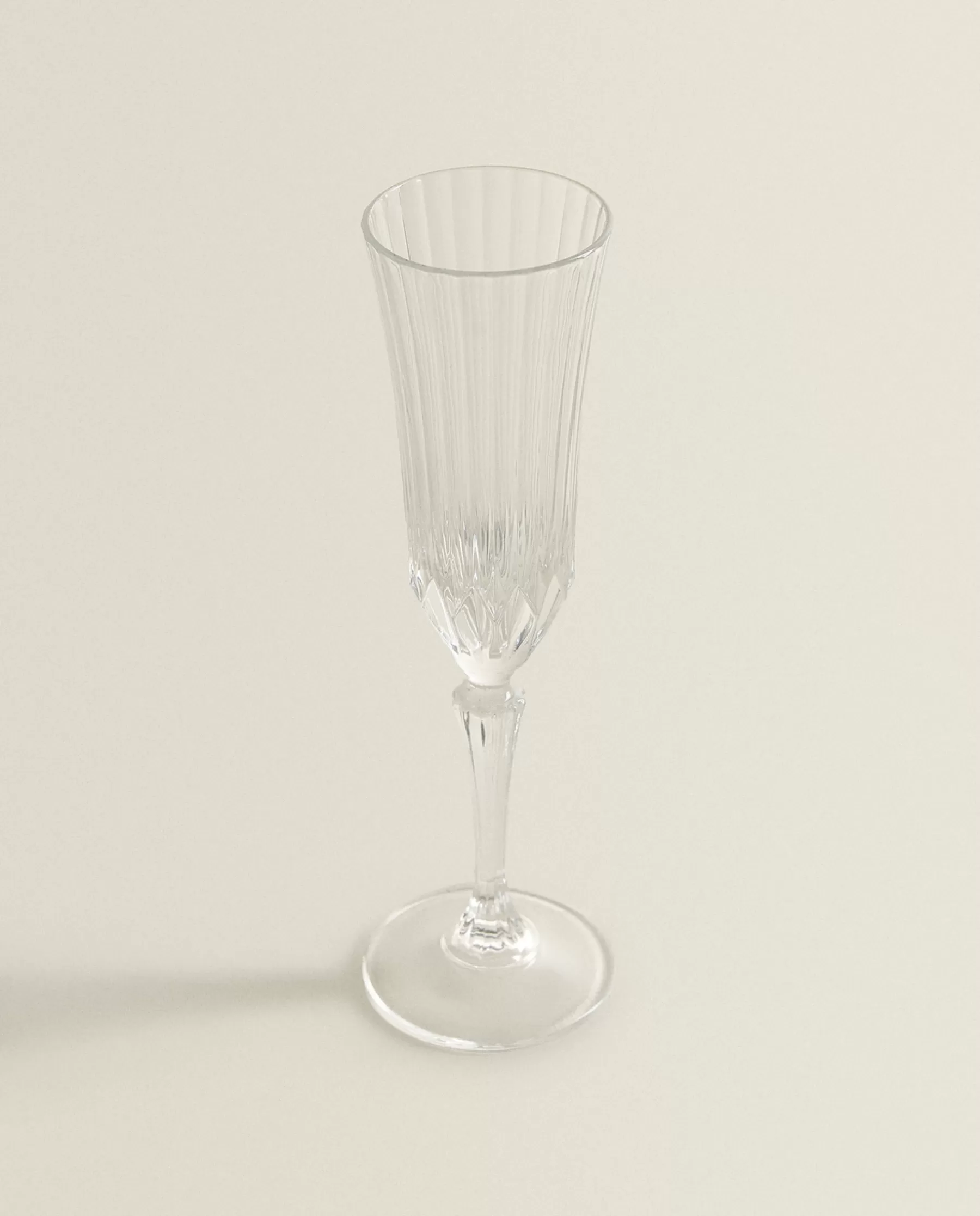 ZARA Home Engraved Crystalline Wine Glass | Glasses And Flutes