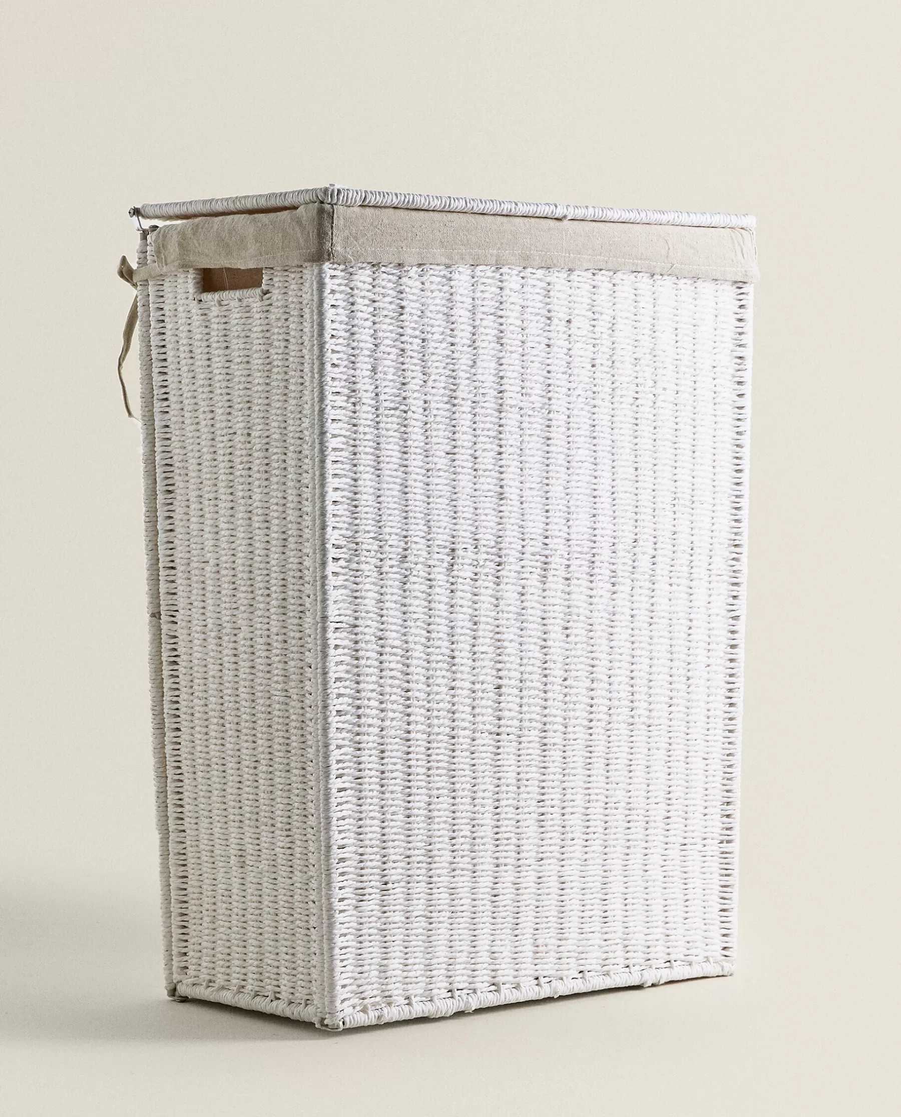 ZARA Home Fabric-Lined Laundry Hamper | Laundry Care