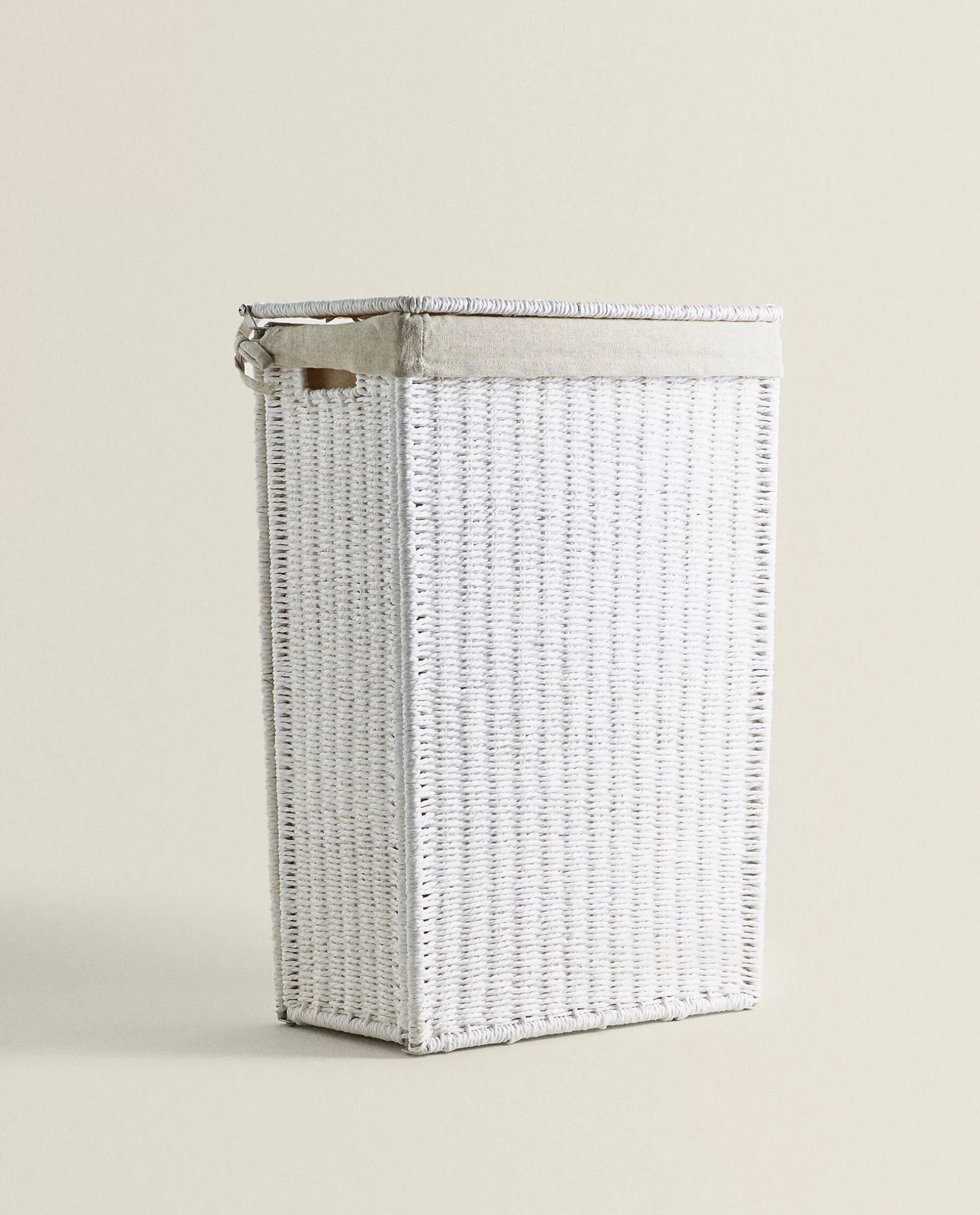 ZARA Home Fabric-Lined Laundry Hamper | Laundry Care