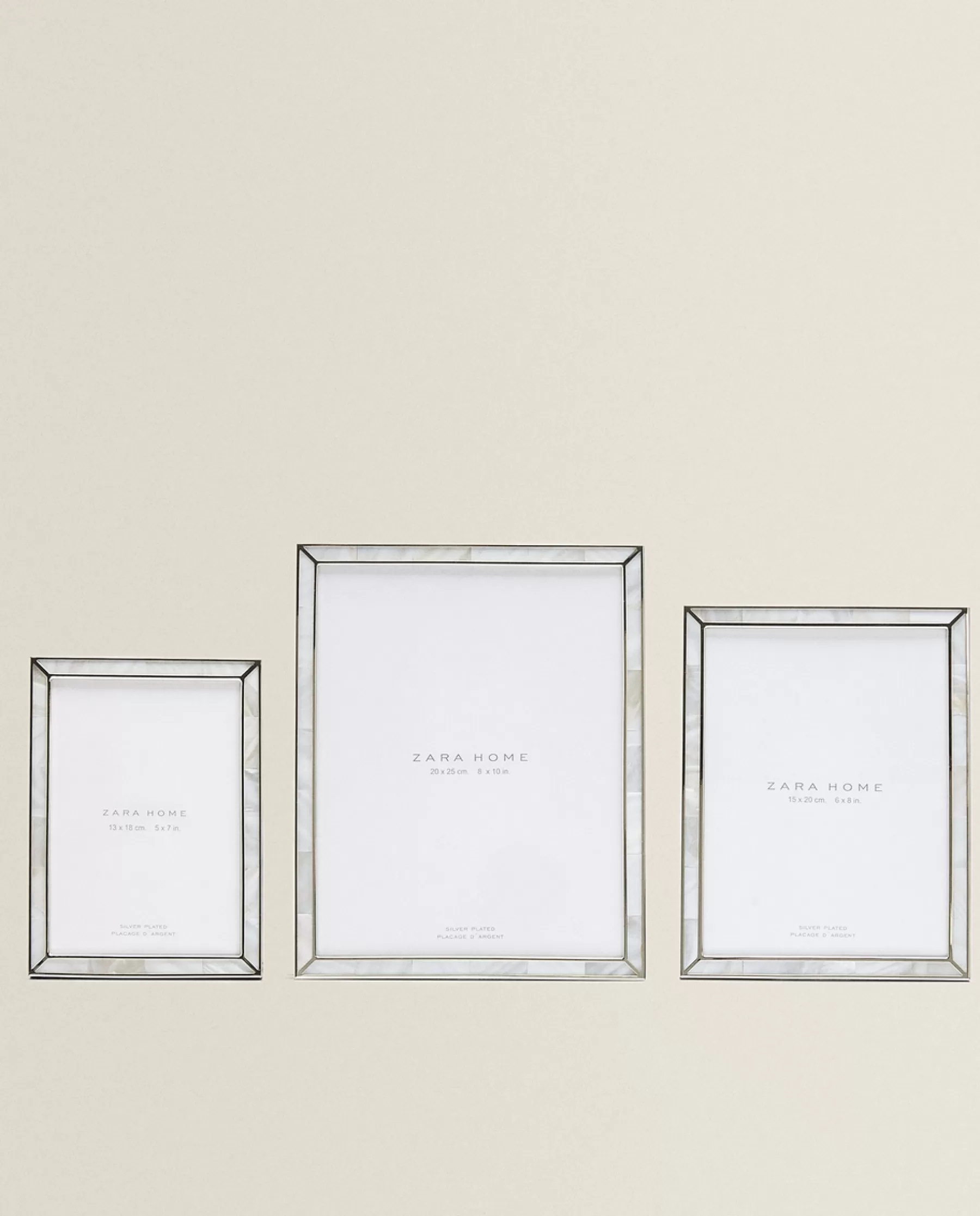 ZARA Home Fine-Edge Mother-Of-Pearl Frame | Frames And Canvases