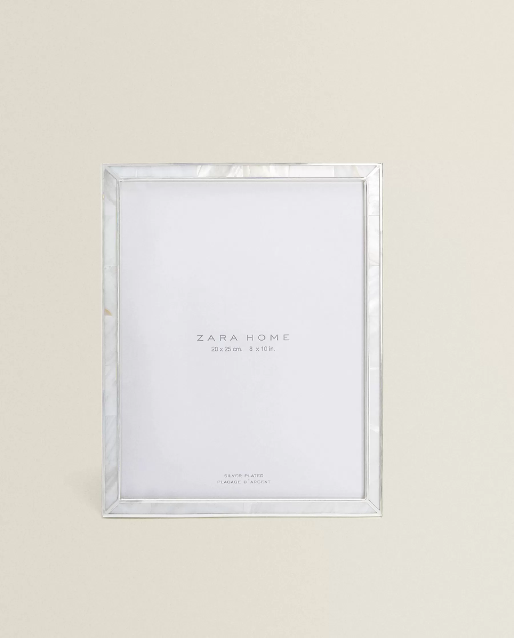 ZARA Home Fine-Edge Mother-Of-Pearl Frame | Frames And Canvases