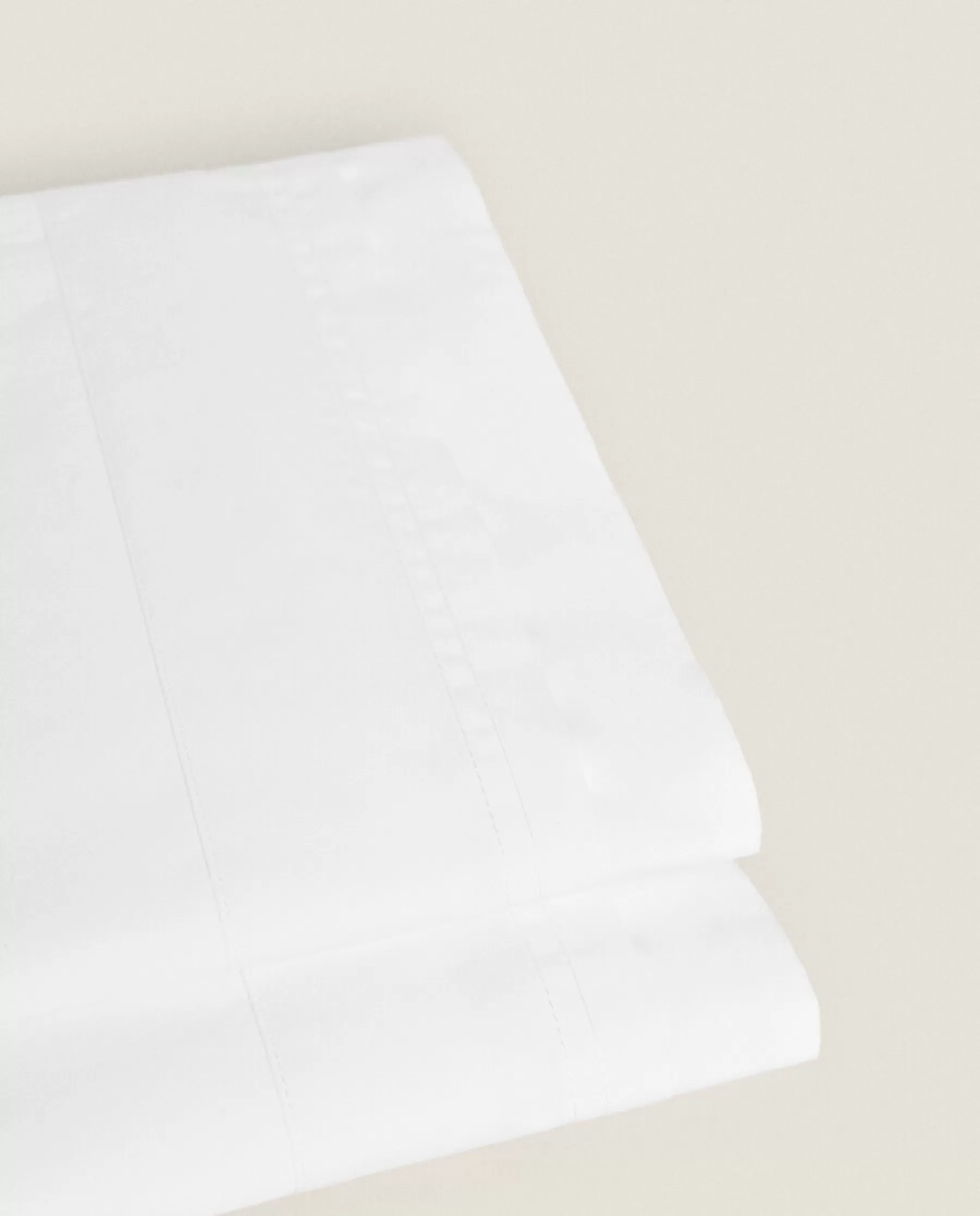 ZARA Home Flat Sheet With Double Backstitching | Flat Sheets