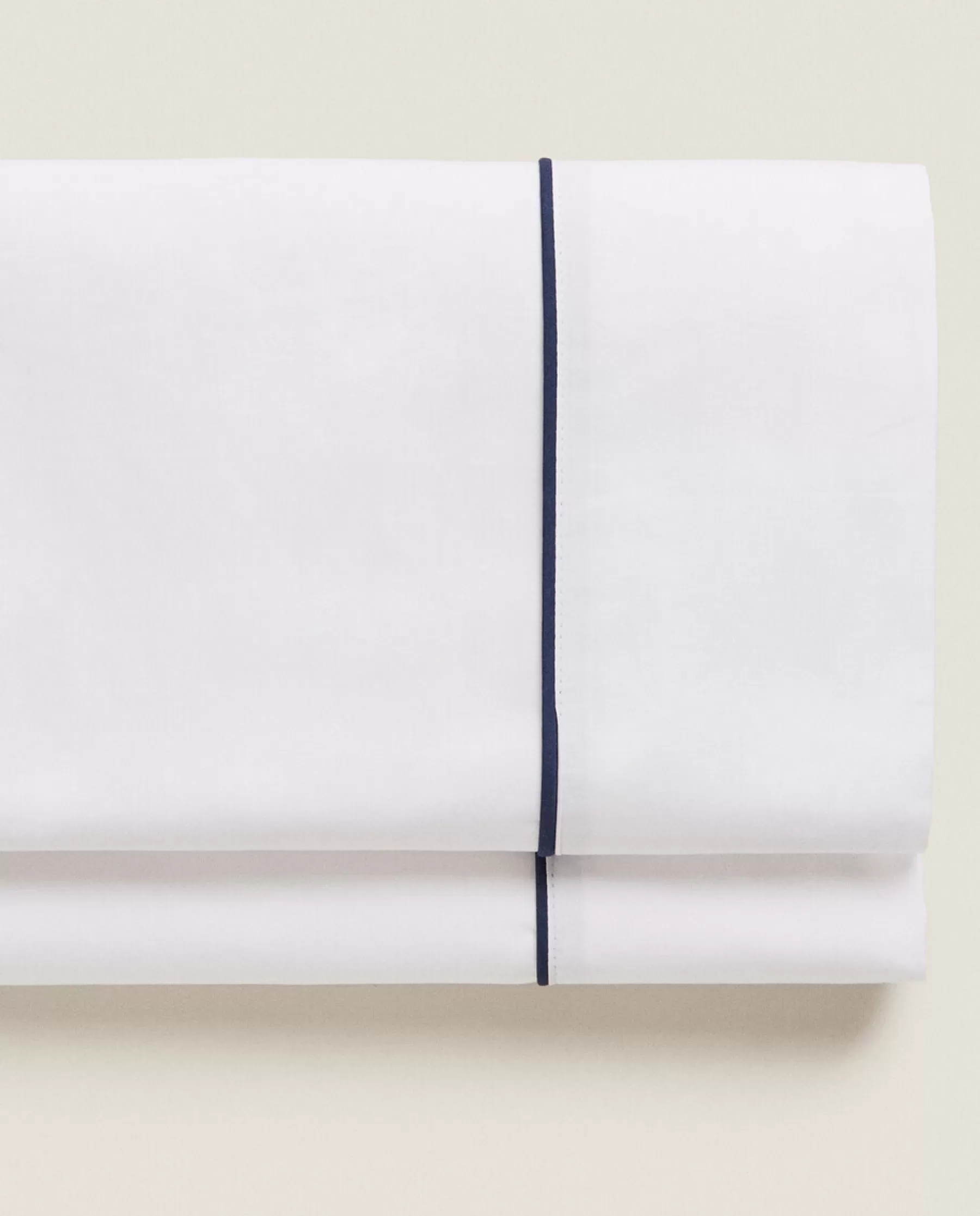 ZARA Home Flat Sheet With Piping | Flat Sheets