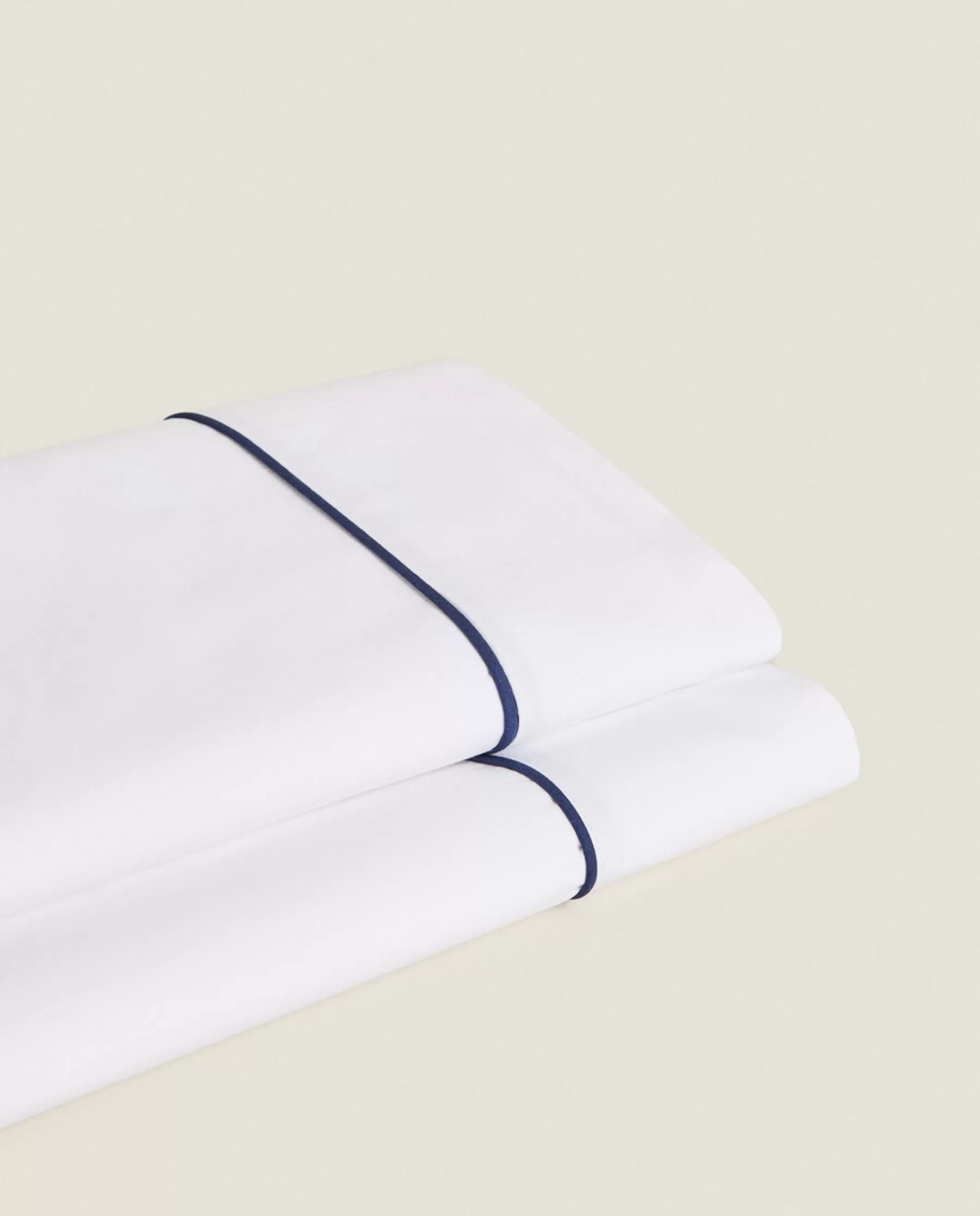 ZARA Home Flat Sheet With Piping | Flat Sheets