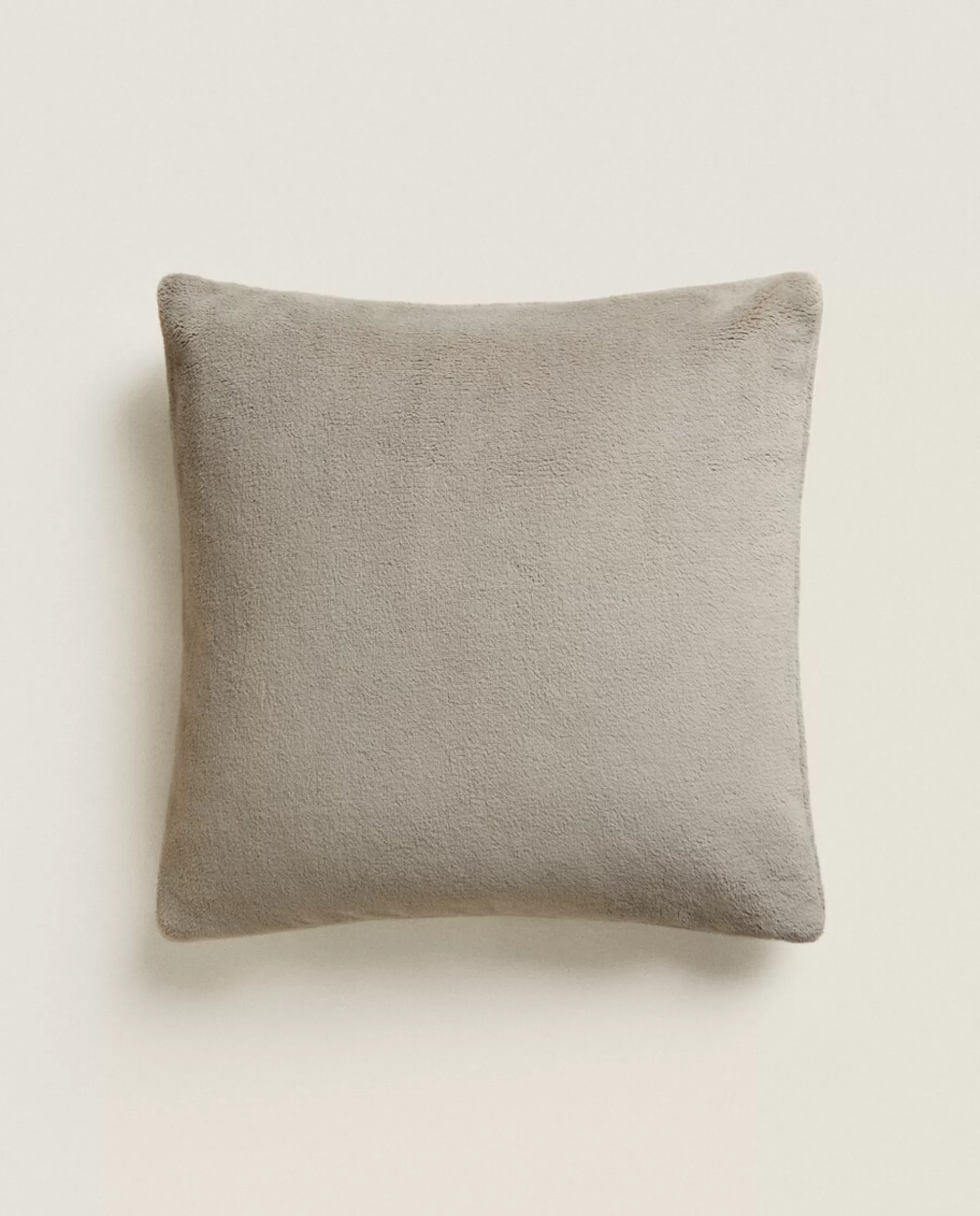 ZARA Home Fleece Throw Pillow Cover | Solid