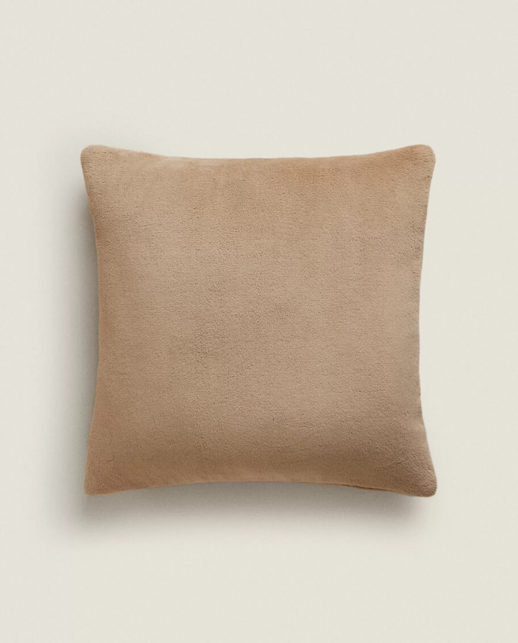 ZARA Home Fleece Throw Pillow Cover | Solid