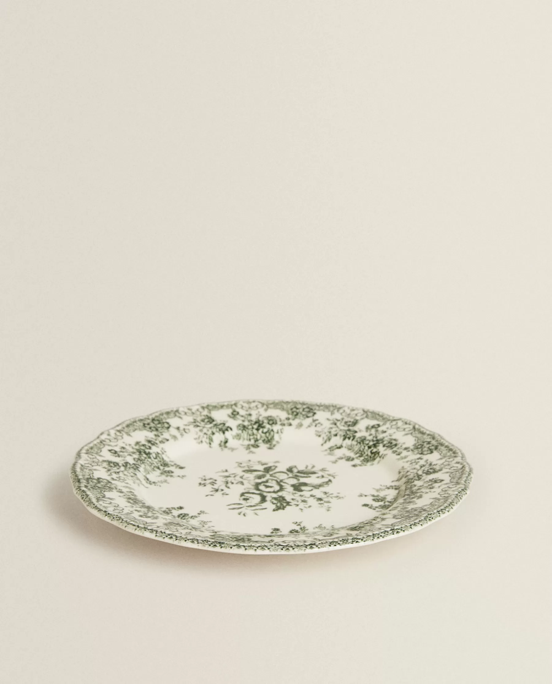 ZARA Home Floral Earthenware Dinner Plate | Dinner Plates