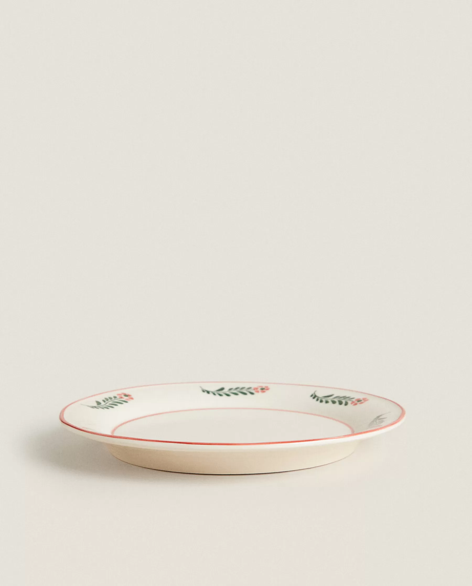 ZARA Home Floral Earthenware Dinner Plate | Dinner Plates