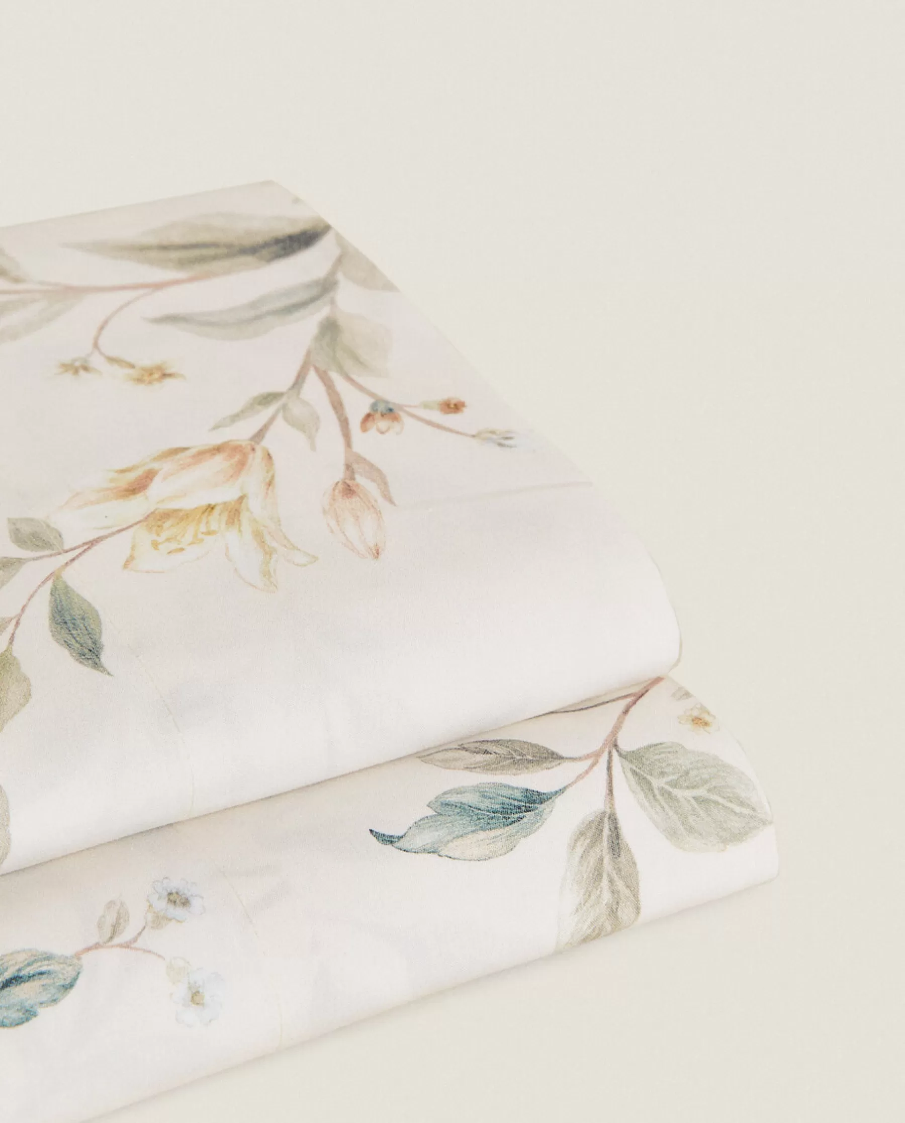 ZARA Home Floral Embroidery Flat Sheet | Flat Sheets