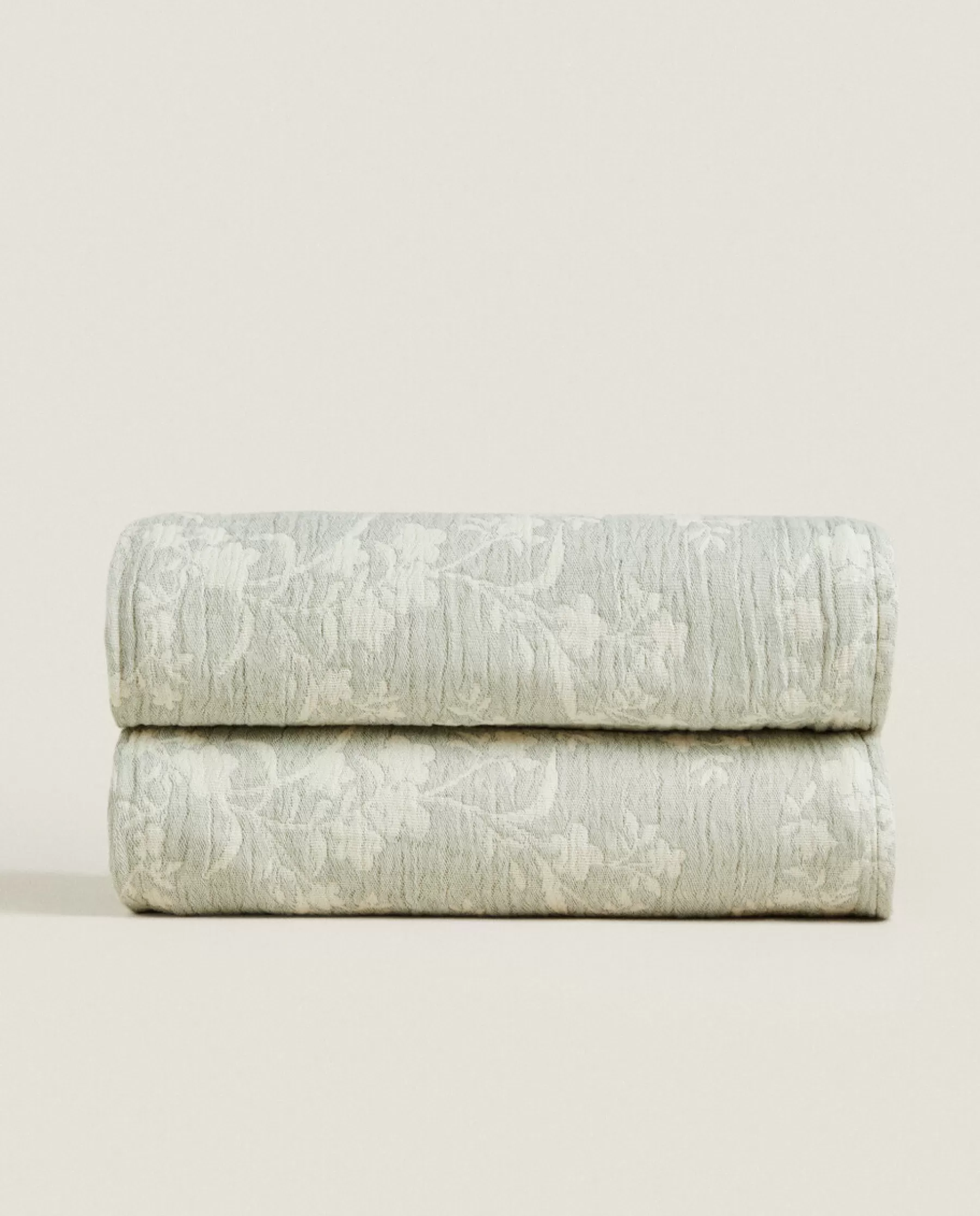 ZARA Home Floral Jacquard Blanket | Blankets