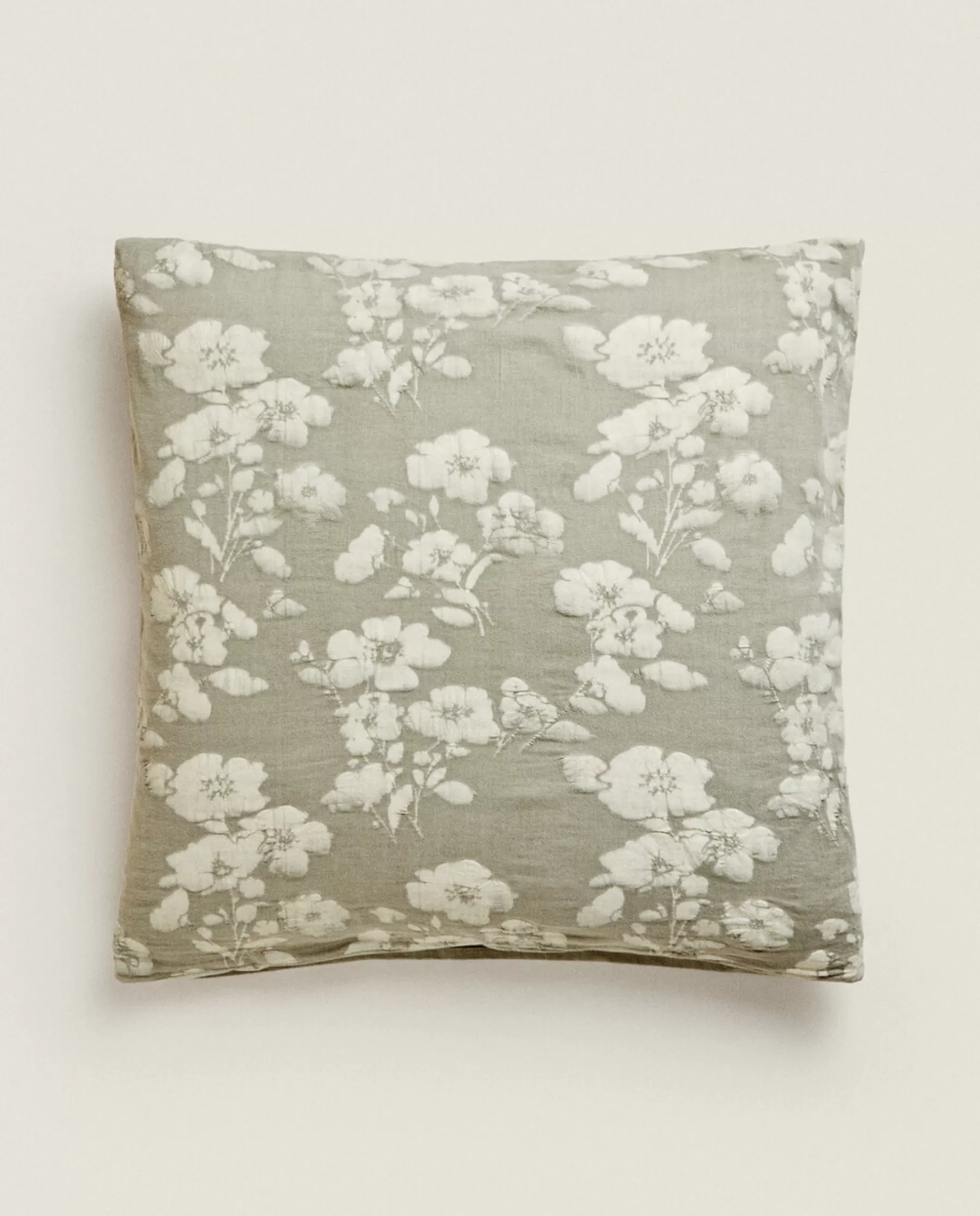 ZARA Home Floral Jacquard Pillowcase | Pillowcases