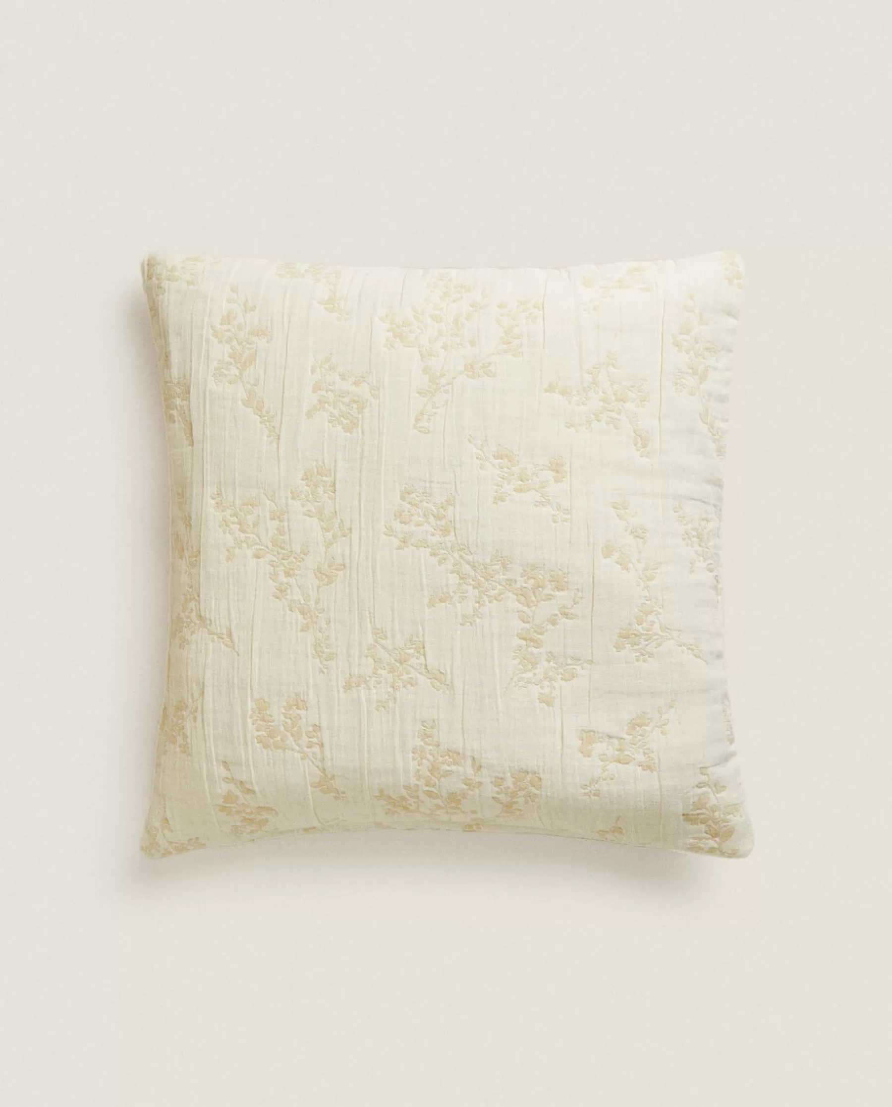 ZARA Home Floral Jacquard Throw Pillow Cover | Bedspreads