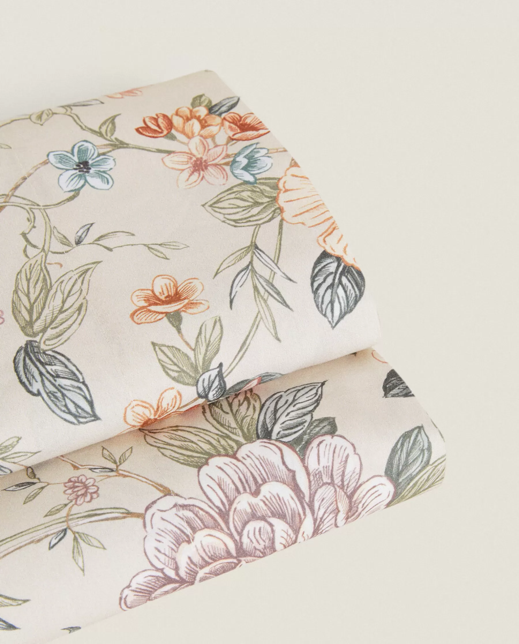 ZARA Home Floral Print Flat Sheet | Flat Sheets