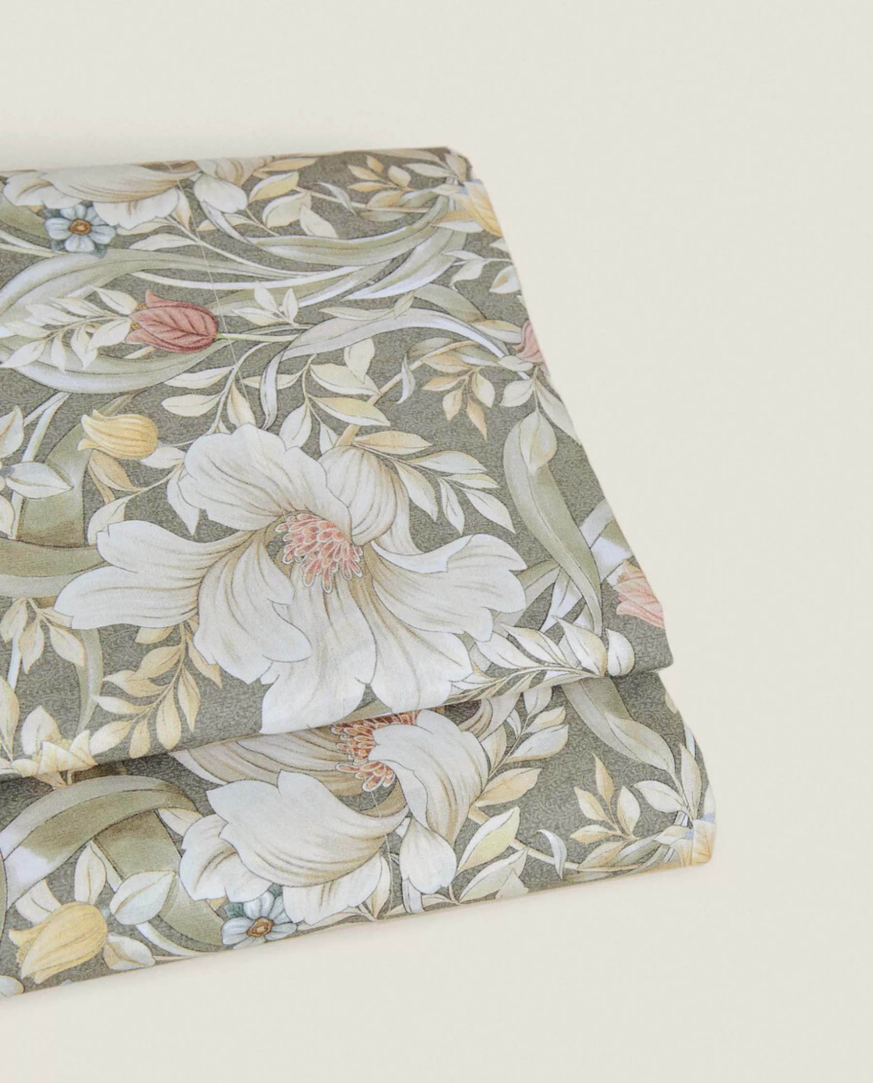 ZARA Home Floral Print Flat Sheet | Flat Sheets