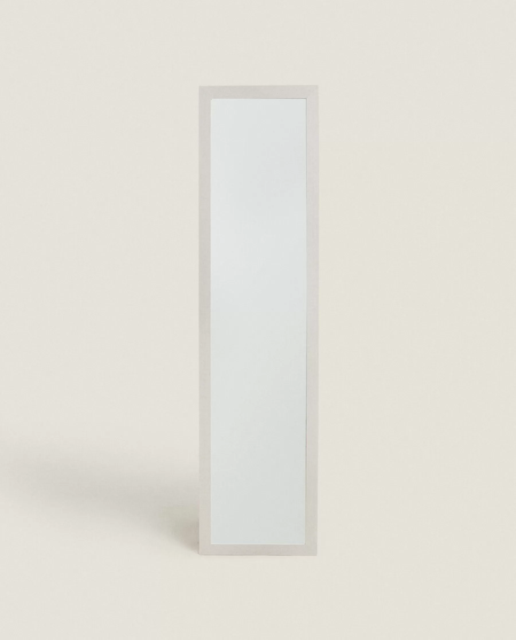 ZARA Home Full-Length Mirror With Linen Frame | Mirrors