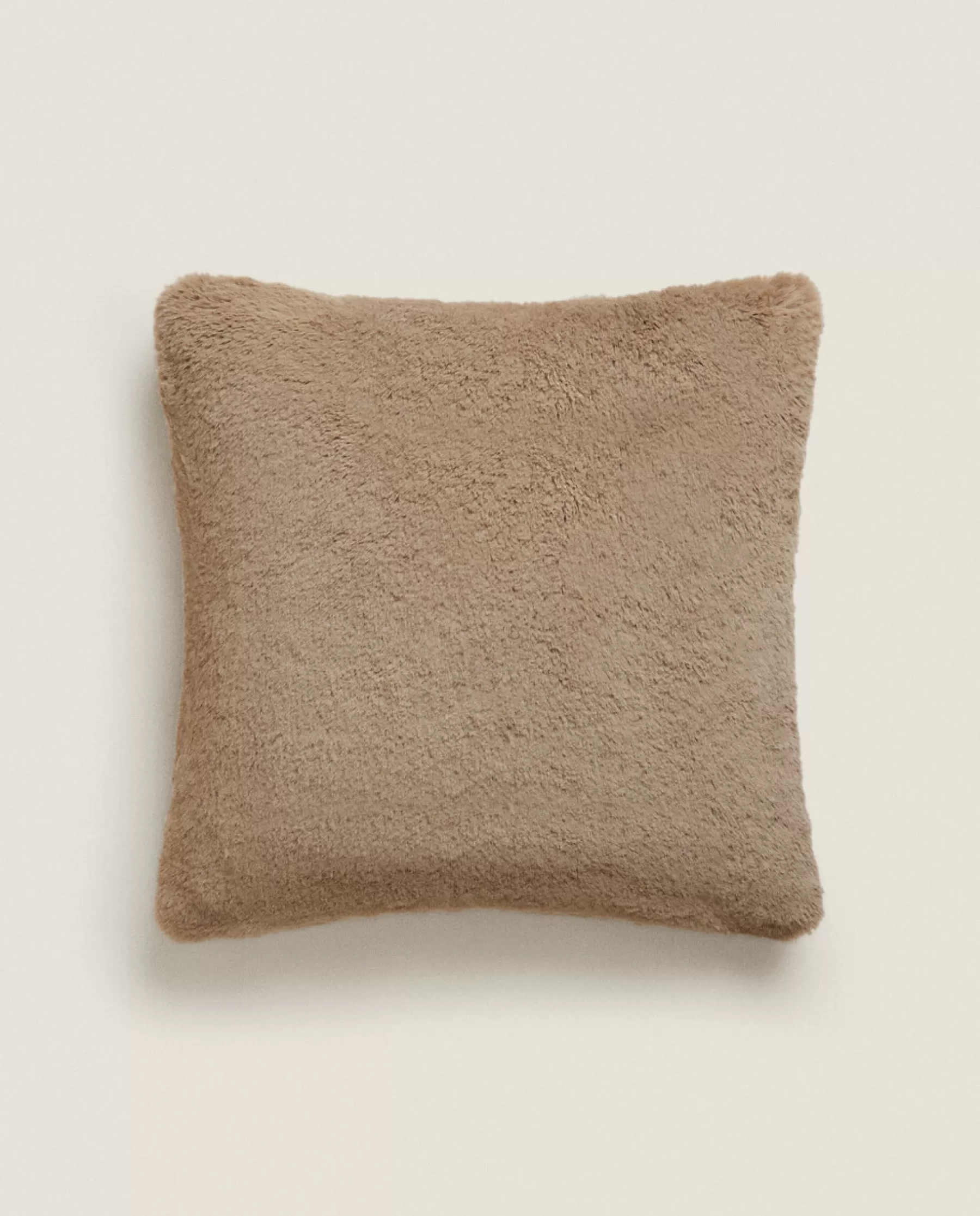 ZARA Home Fur (Faux) Throw Pillow Cover | Solid