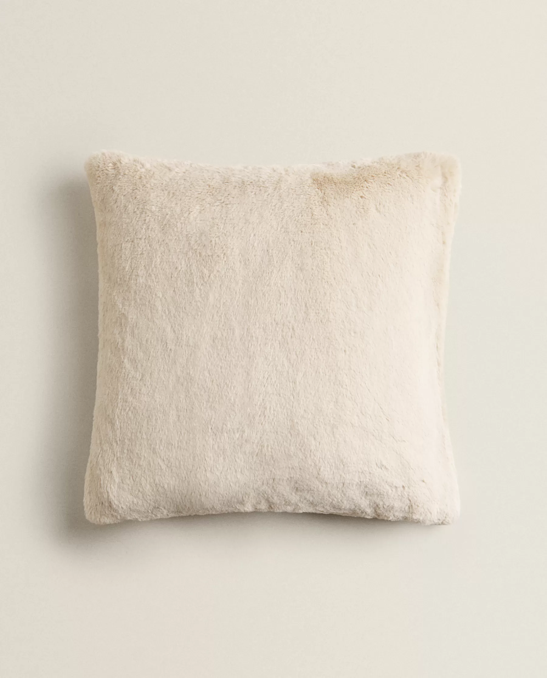 ZARA Home Fur (Faux) Throw Pillow Cover | Solid