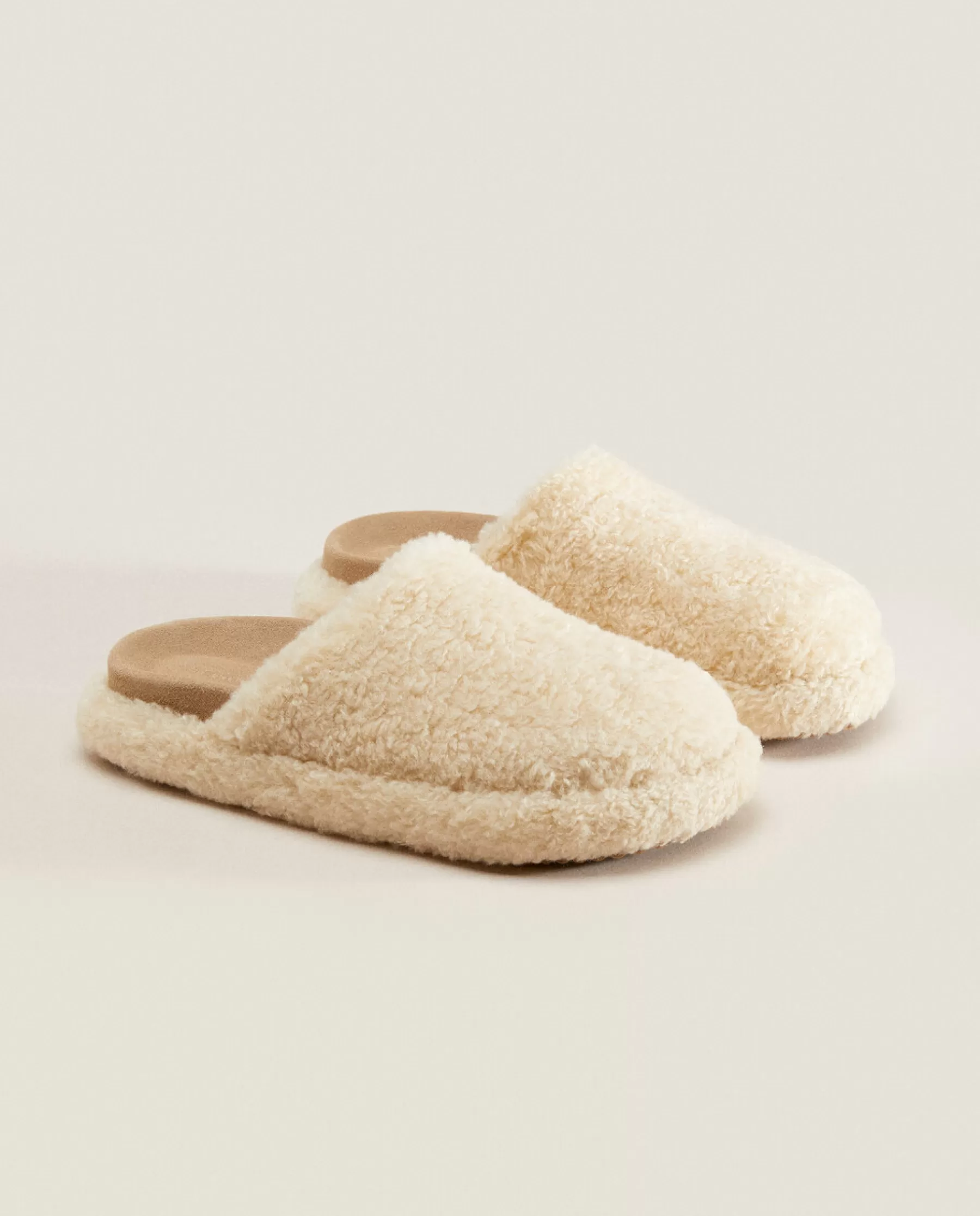 ZARA Home Fuzzy Mule Clog Slippers | Woman