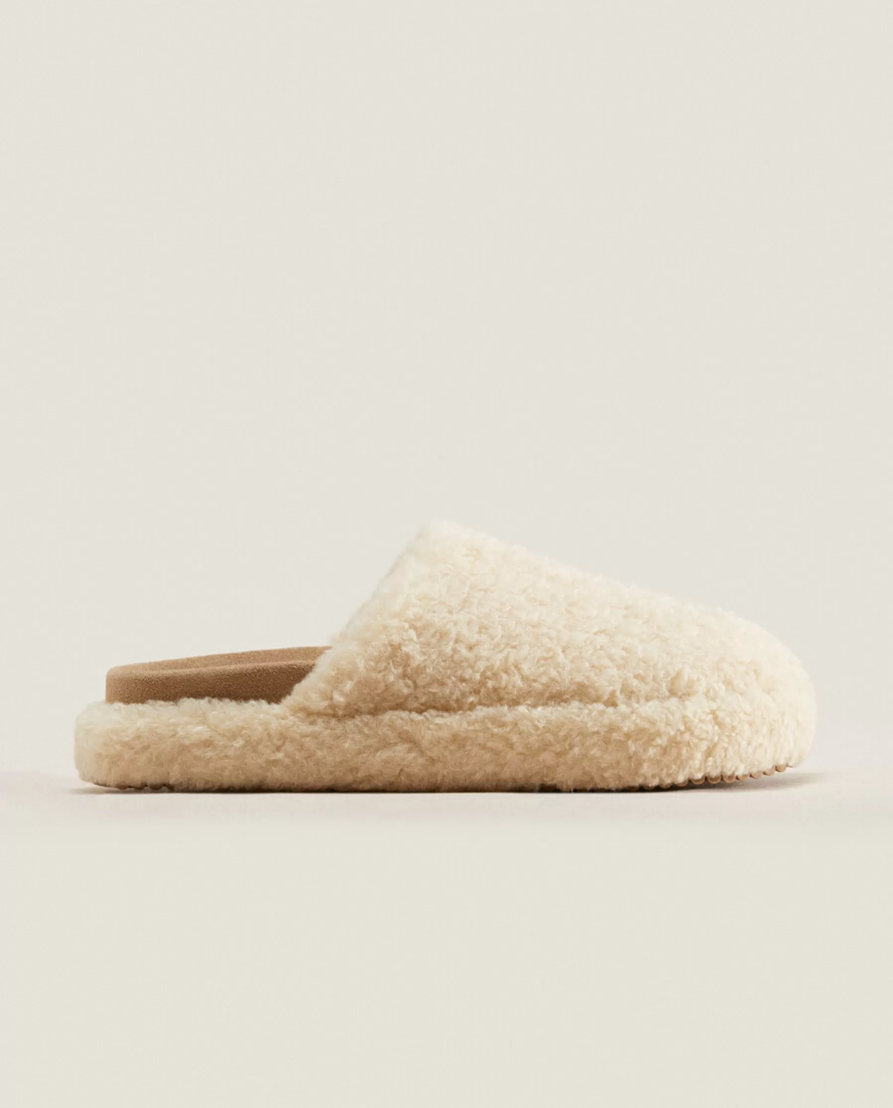 ZARA Home Fuzzy Mule Clog Slippers | Woman