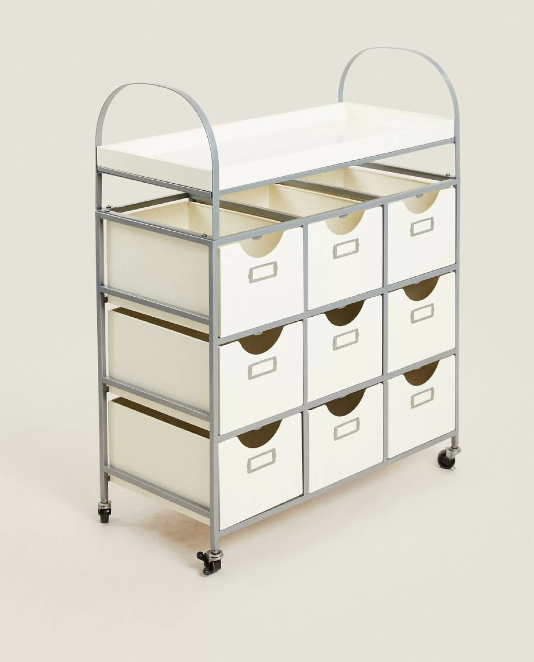 ZARA Home Galvanized Furniture With Wheels | Furniture