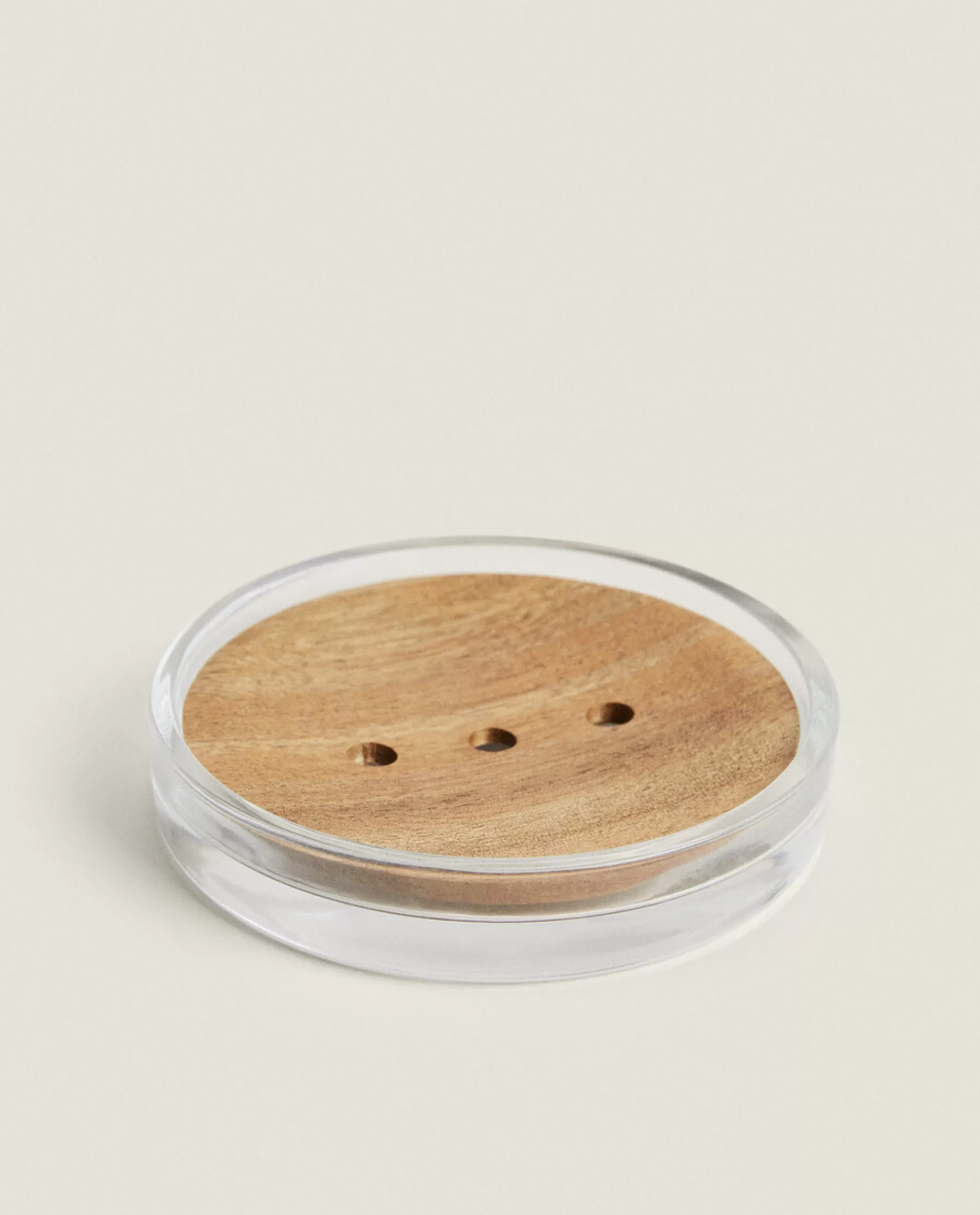 ZARA Home Glass And Wood Soap Dish | Soap Dishes