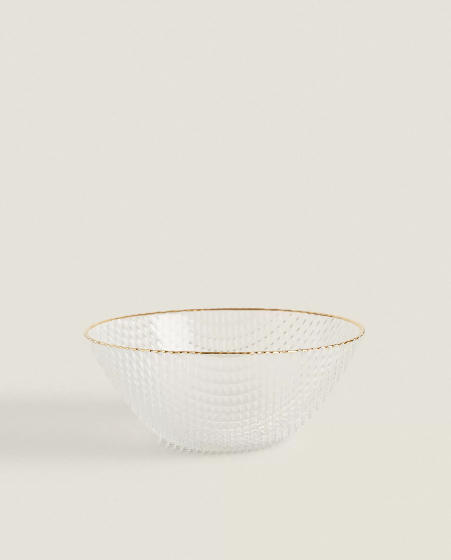 ZARA Home Glass Bowl With Raised Detail | Bowls