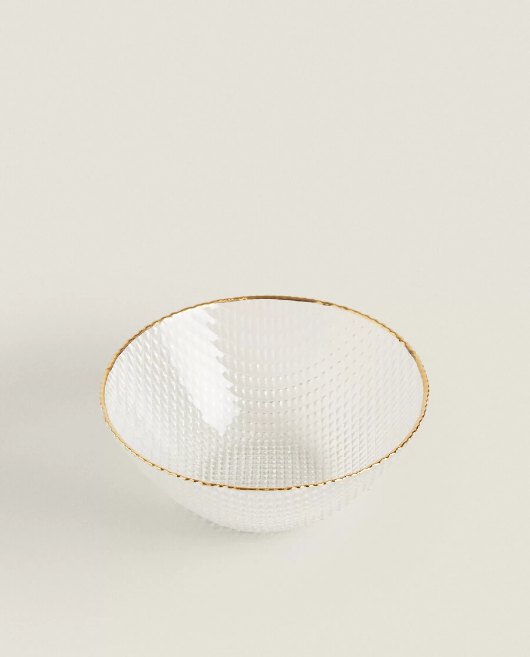 ZARA Home Glass Bowl With Raised Detail | Bowls