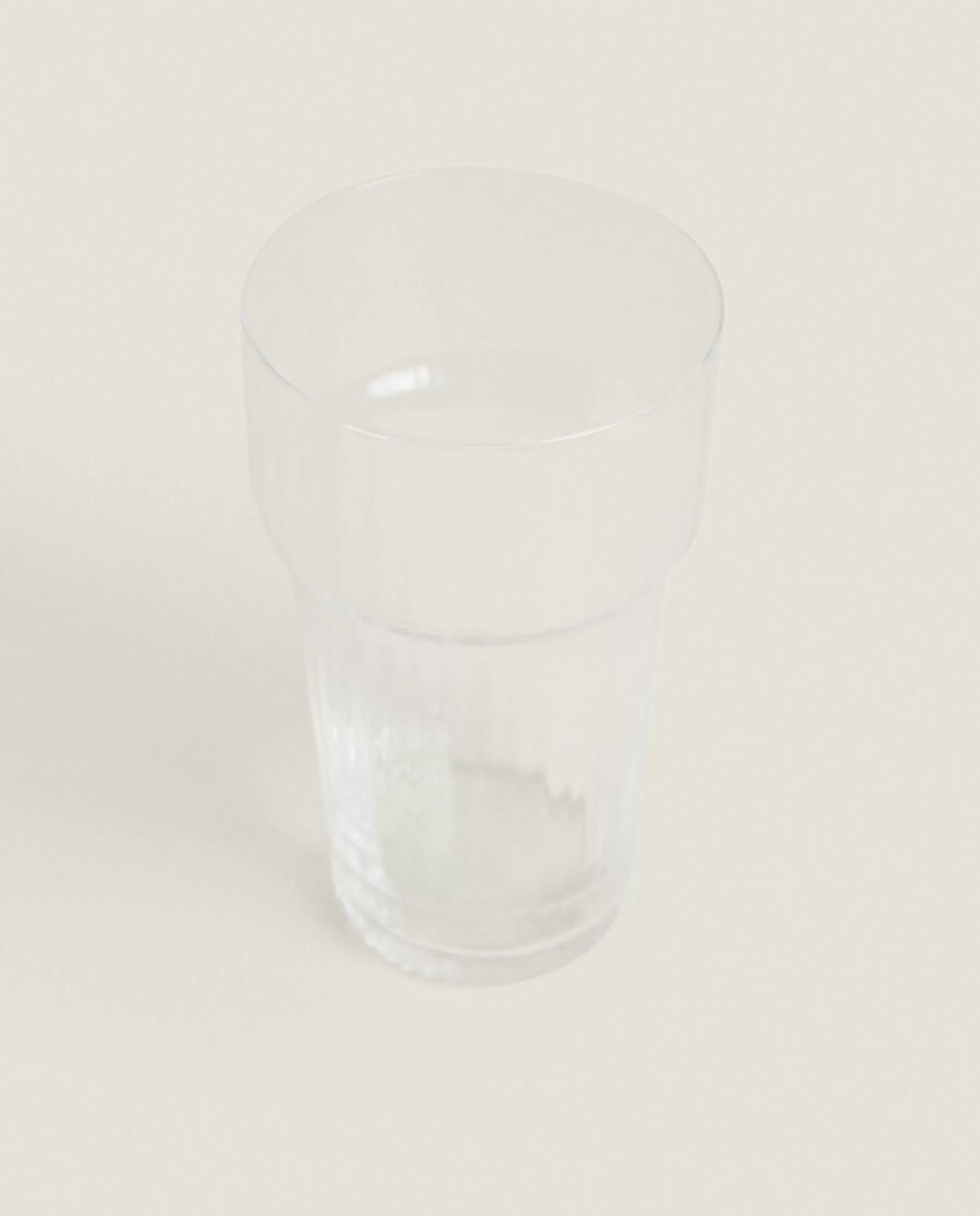 ZARA Home Glass Soft Drink Tumbler With Line Design | Tumblers