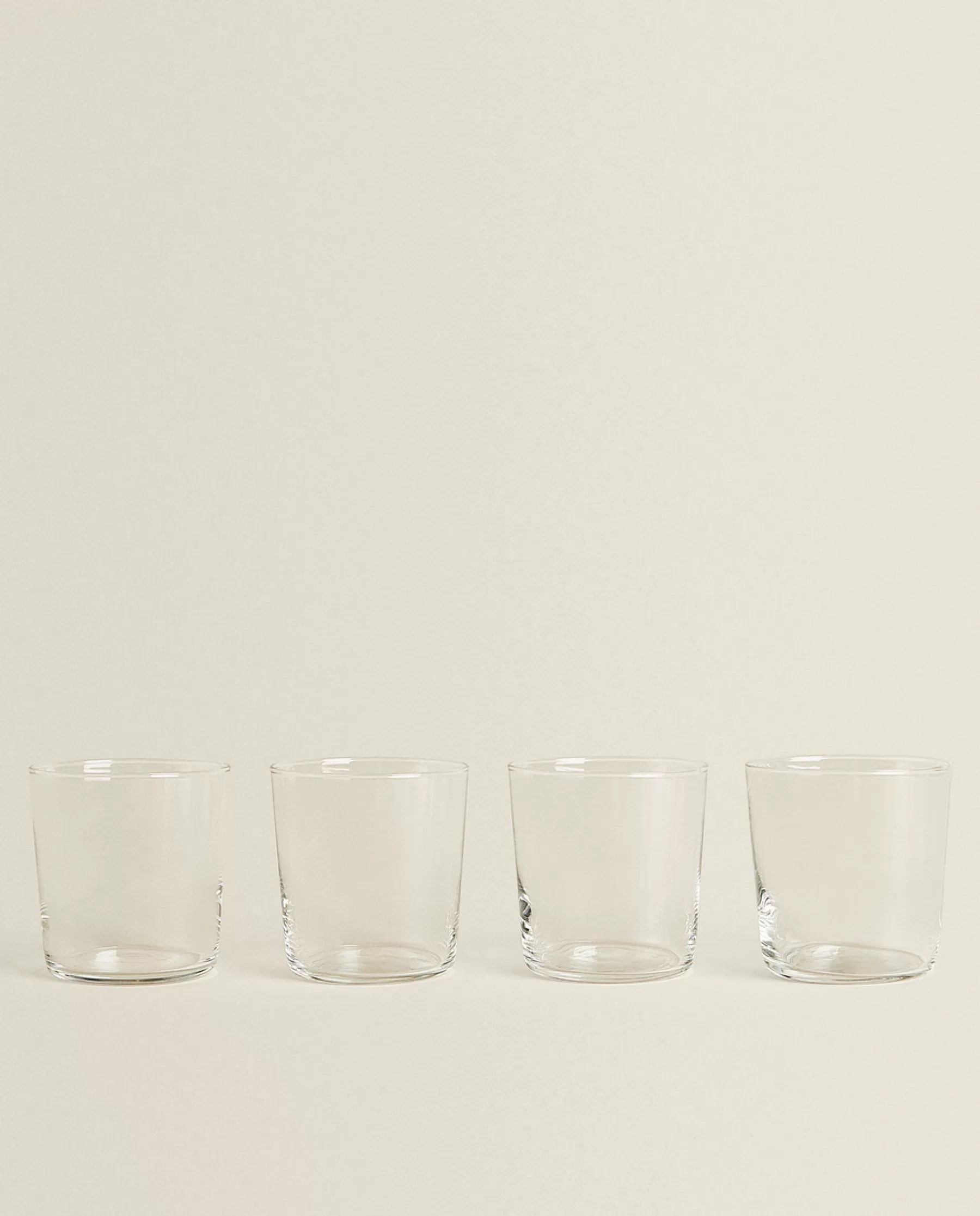 ZARA Home Glass Soft Drink Tumblers (Pack Of 4) | Tumblers