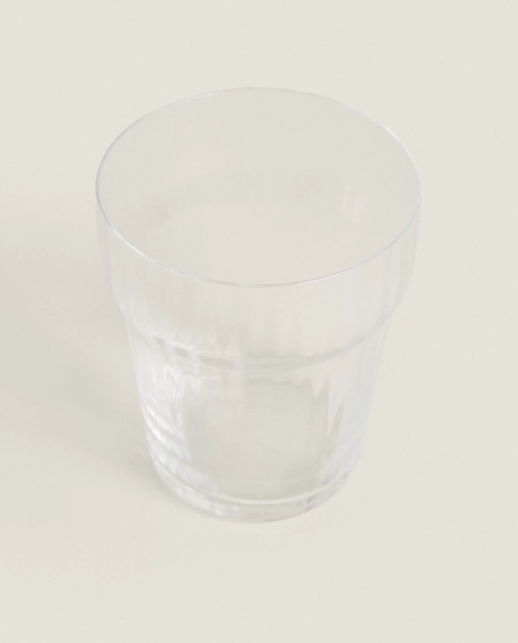 ZARA Home Glass Tumbler With Line Design | Tumblers