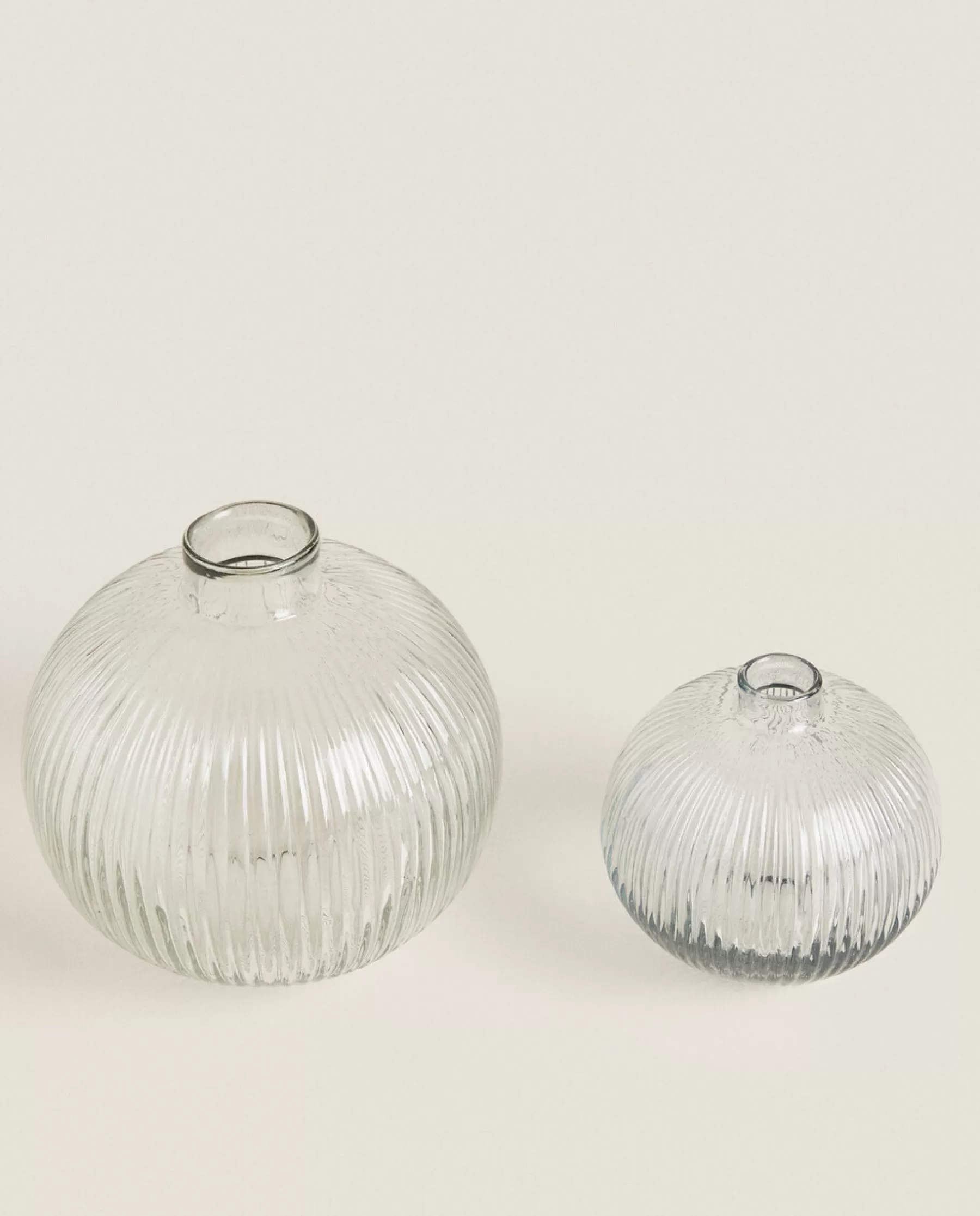 ZARA Home Glass Vase With Lines | Vases