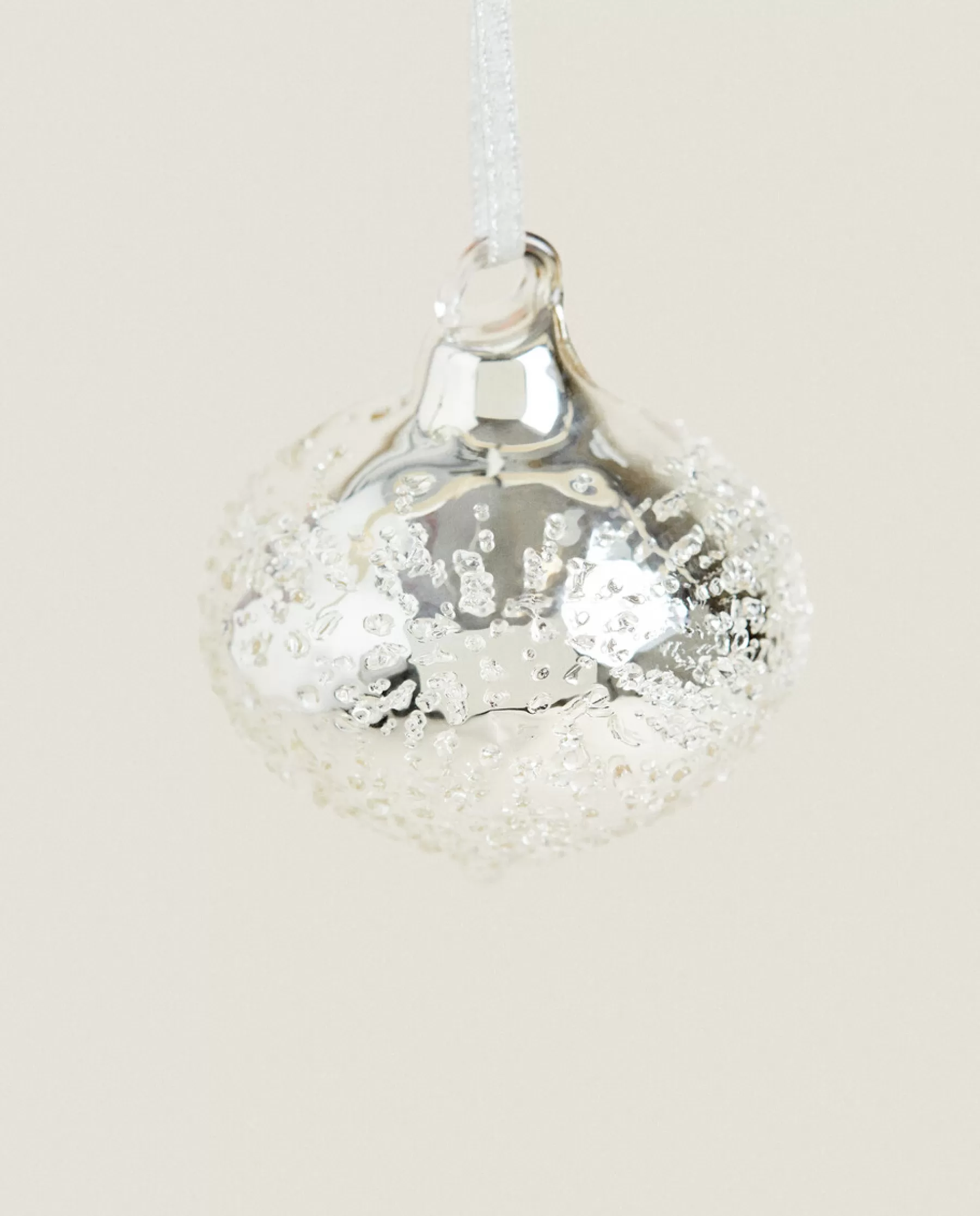 ZARA Home Glitter Glass Christmas Diamond Decoration | Decoration