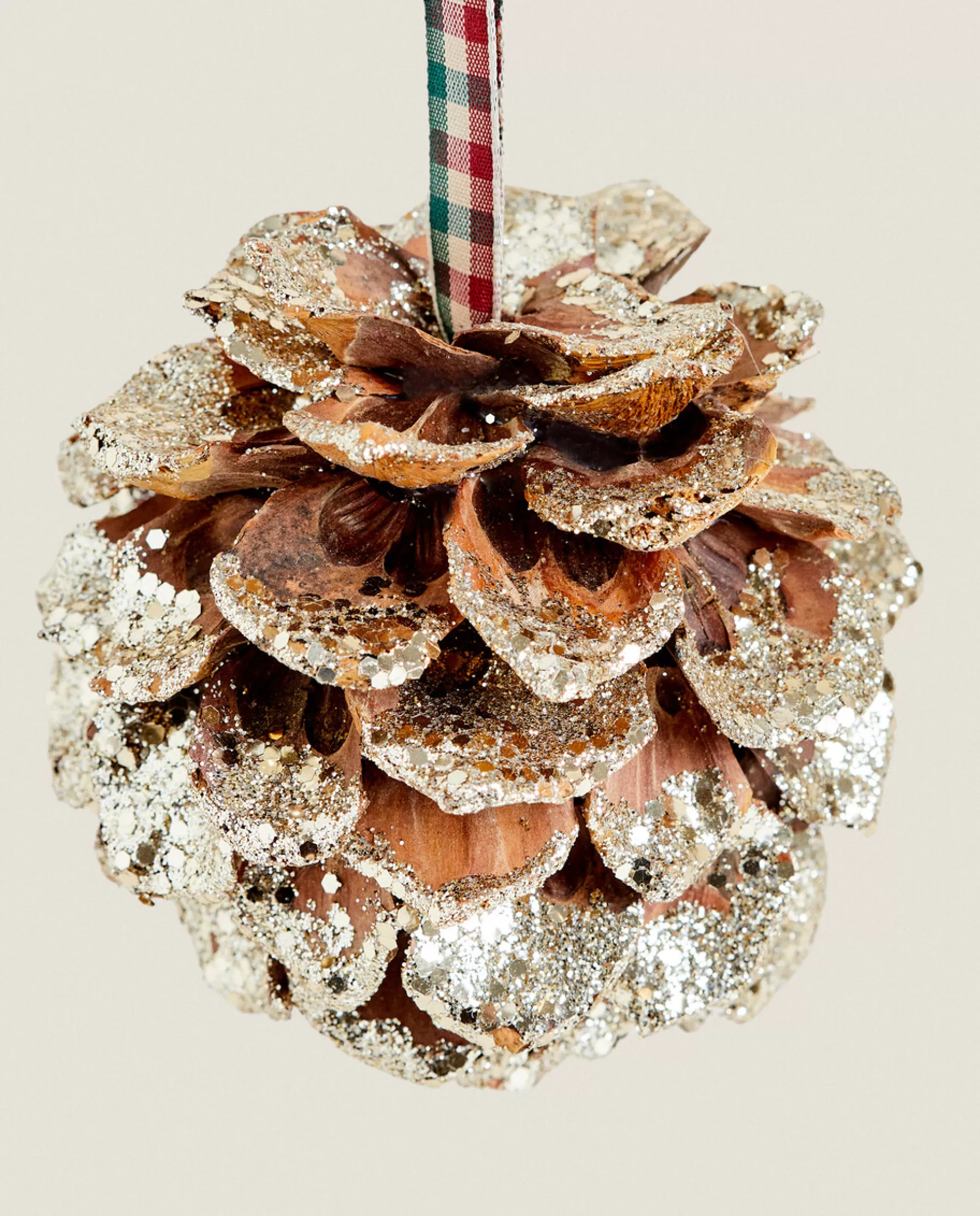 ZARA Home Glittery Christmas Pineapple Decoration | Decoration