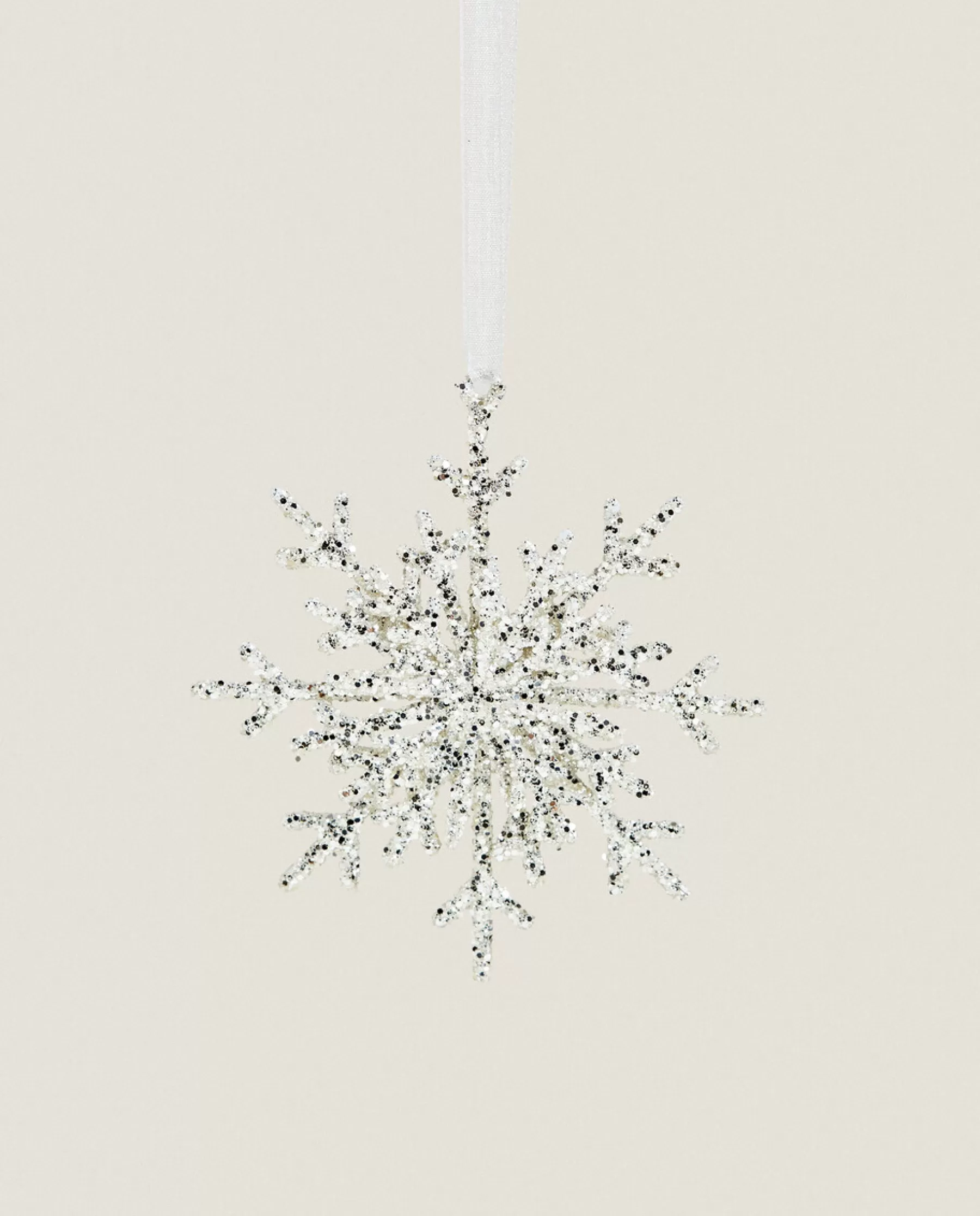 ZARA Home Glittery Christmas Snowflake Decoration | Decoration