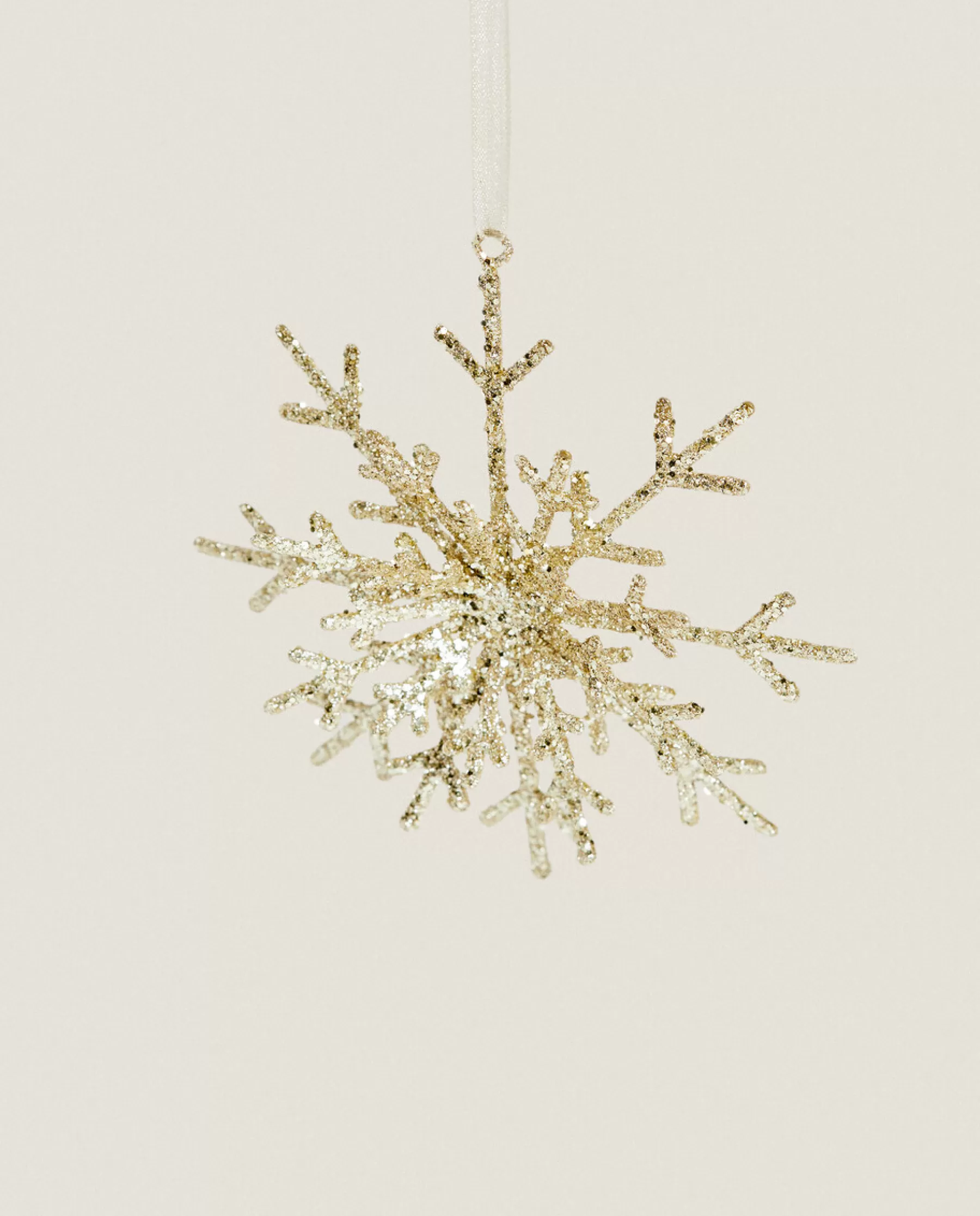 ZARA Home Glittery Christmas Snowflake Decoration | Decoration