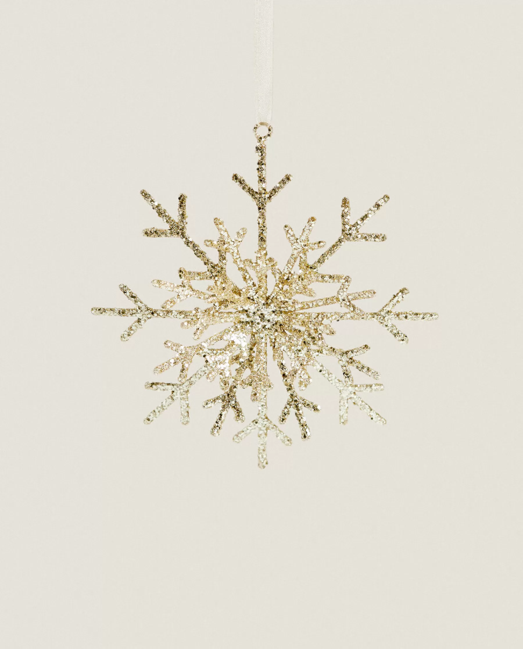 ZARA Home Glittery Christmas Snowflake Decoration | Decoration