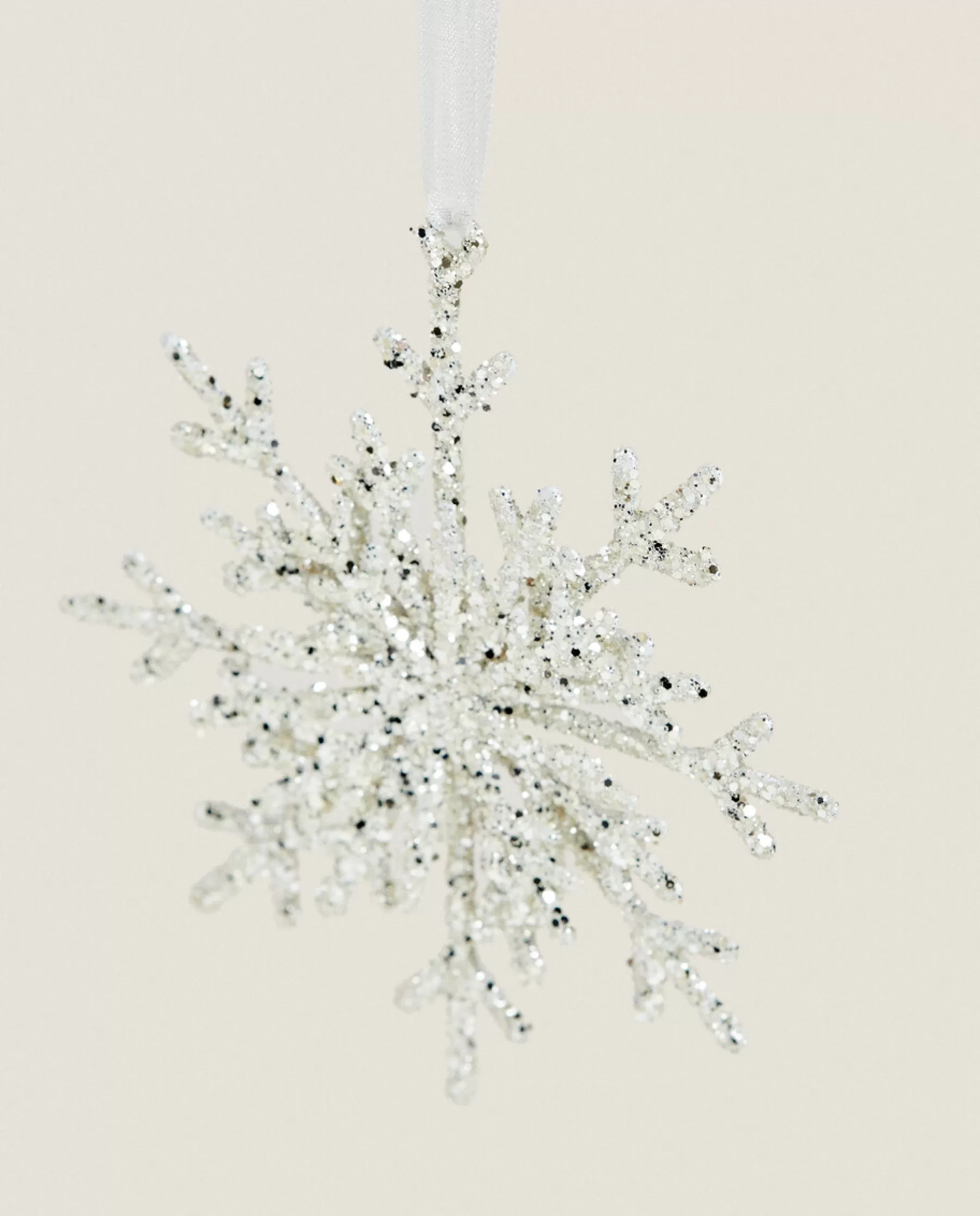 ZARA Home Glittery Christmas Snowflake Decoration | Decoration