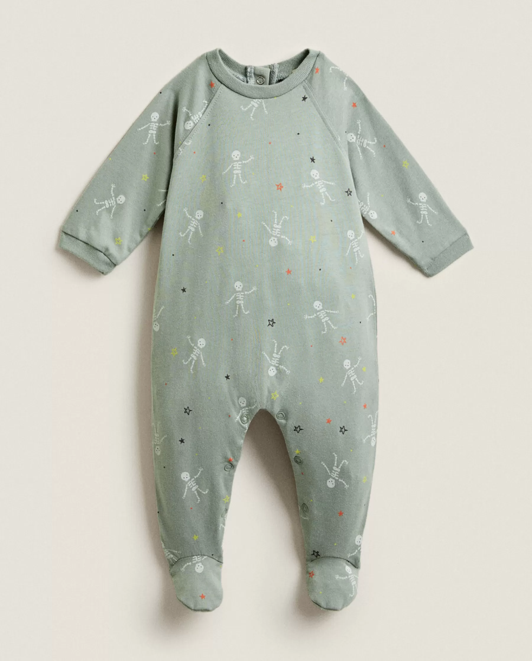 ZARA Home Halloween Baby Romper With Skeletons | Kids