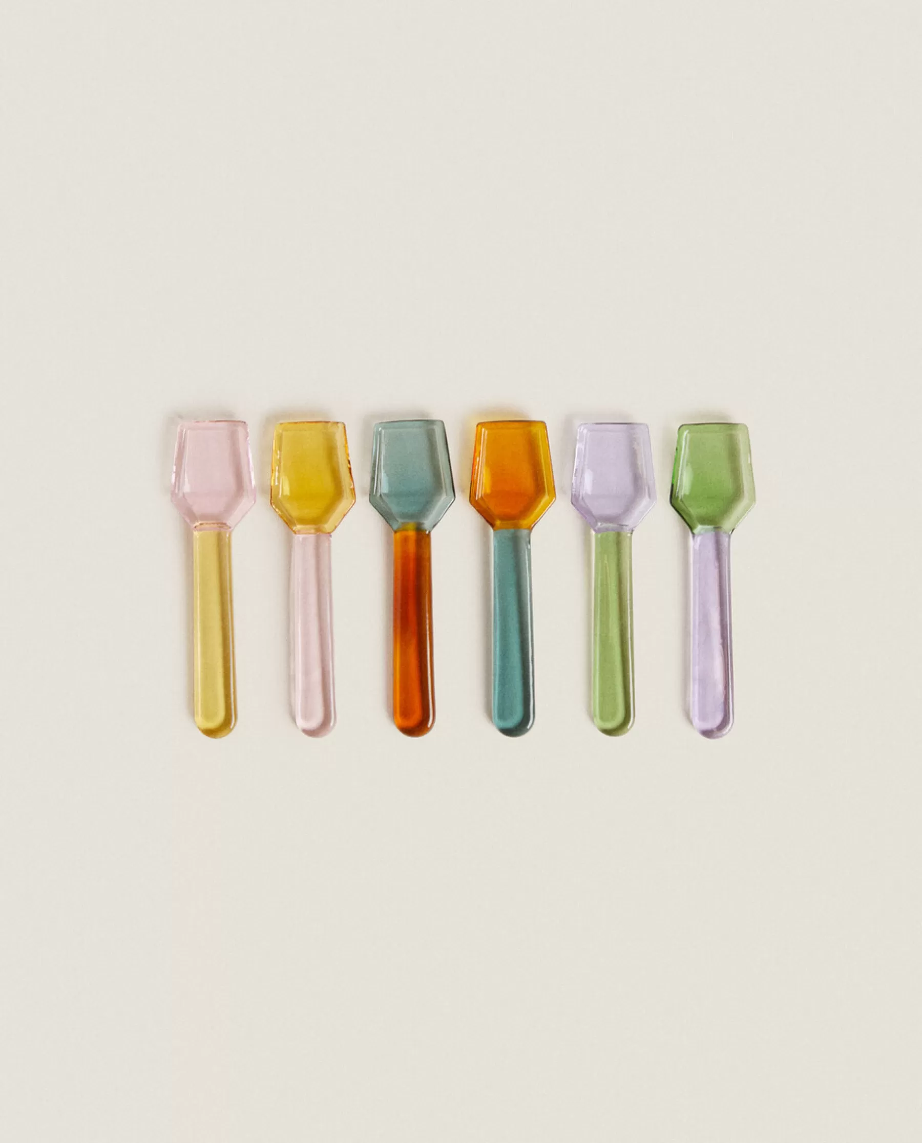 ZARA Home Ice Cream Spoons | Borosilicate Glass