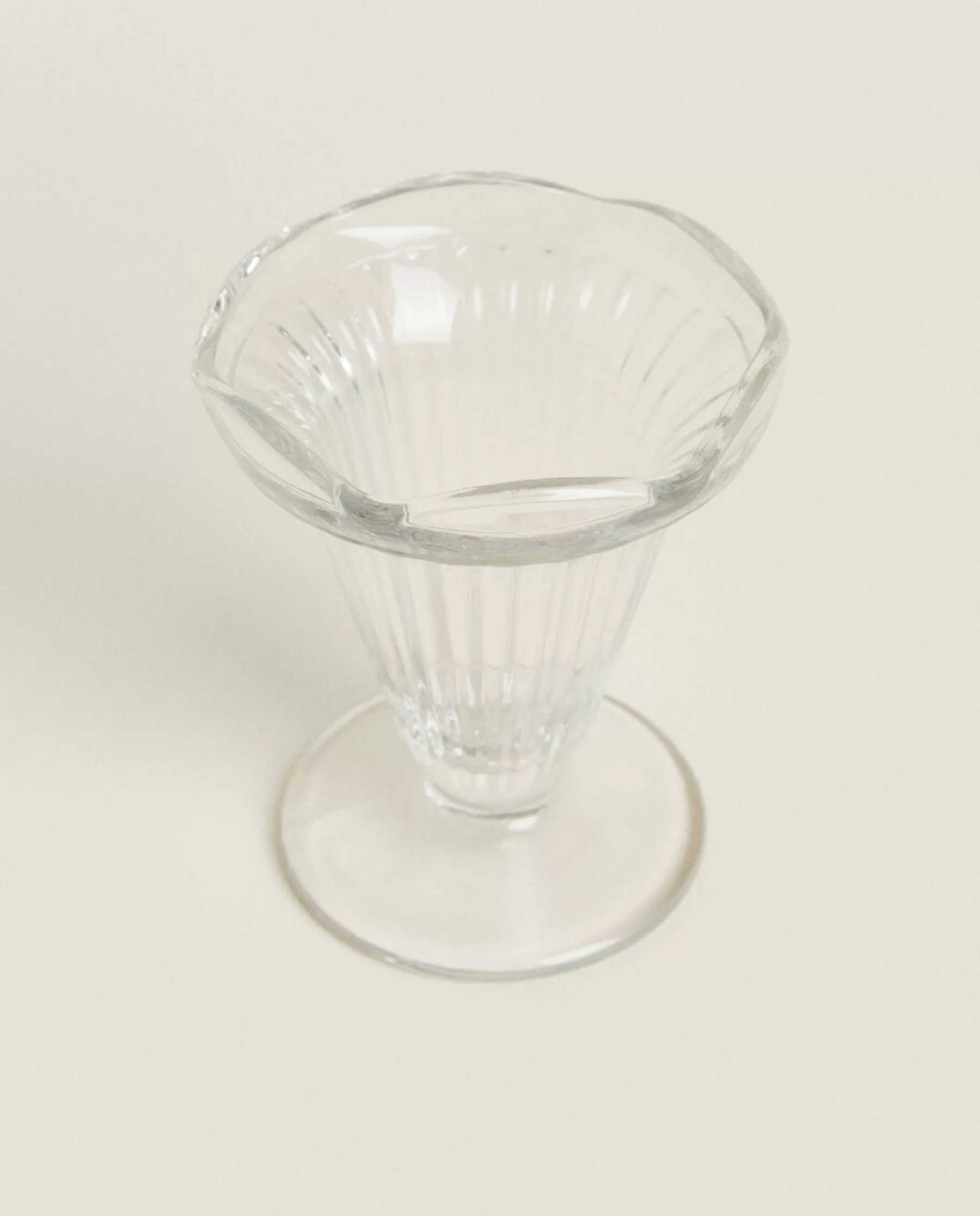 ZARA Home Ice-Cream Cup With Lines | Glasses And Flutes