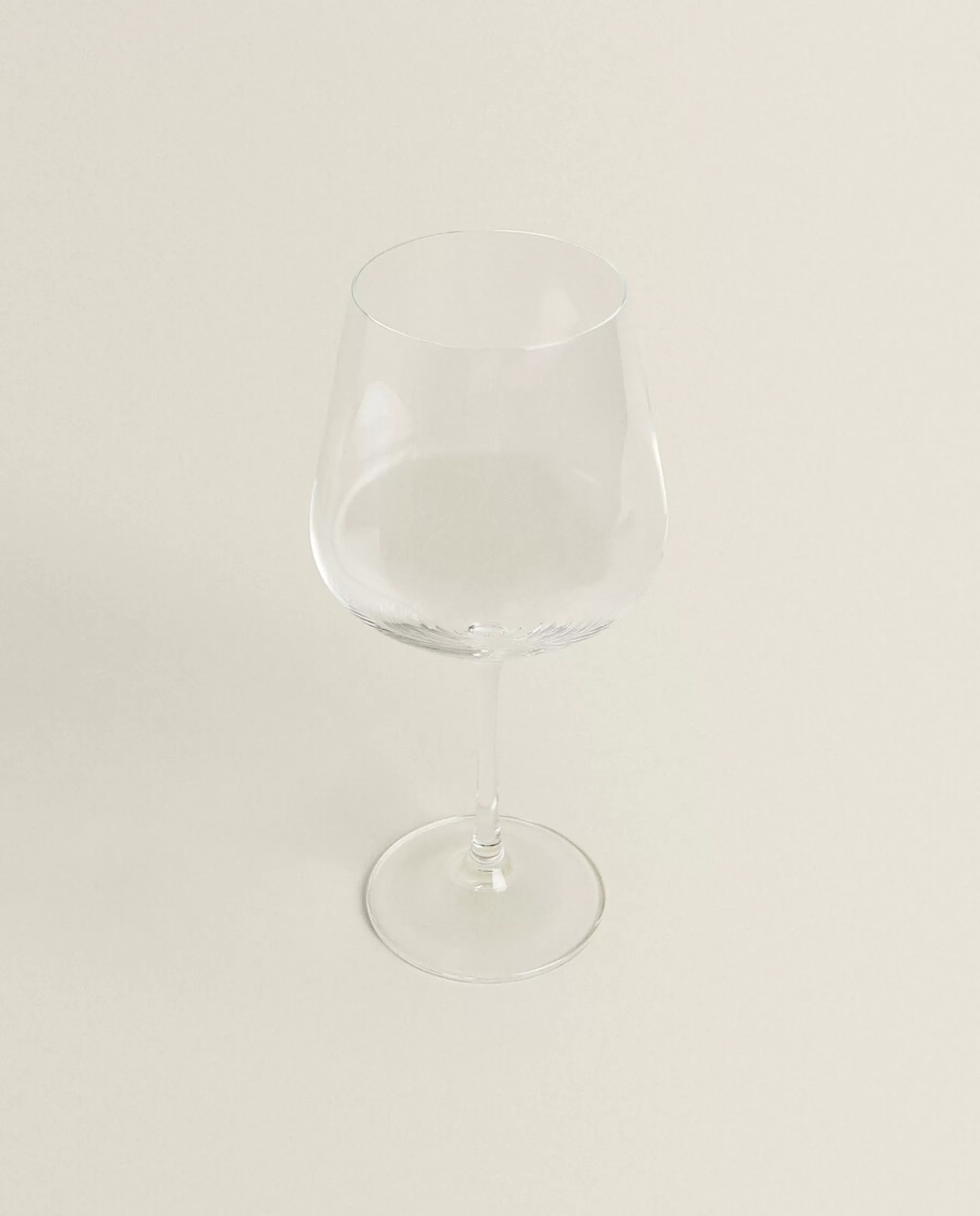 ZARA Home Large Bohemia Crystal Wine Glass | Glasses And Flutes