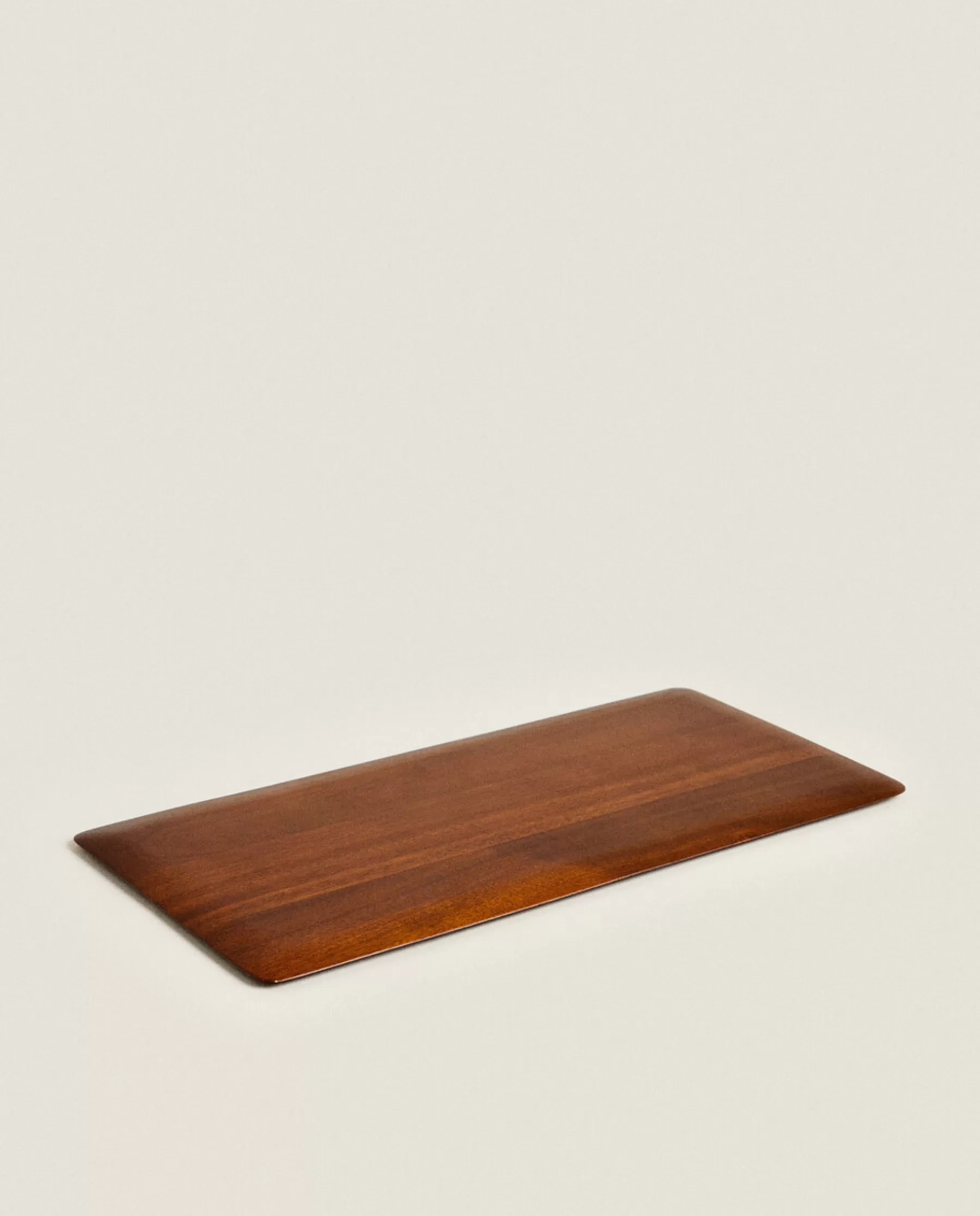 ZARA Home Large Flat Wood Tray | Trays & Candles