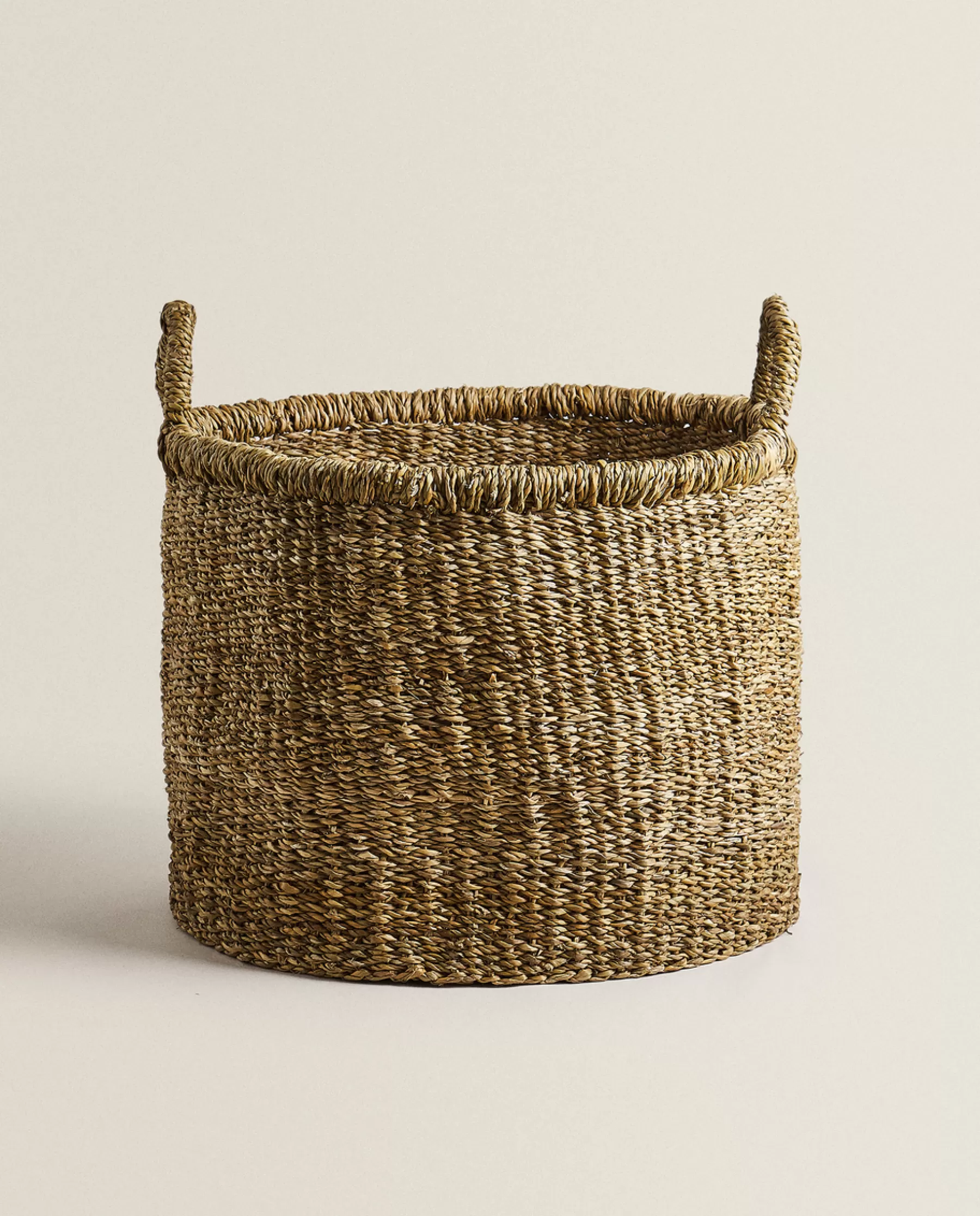 ZARA Home Large Seagrass Basket With Handles | Baskets