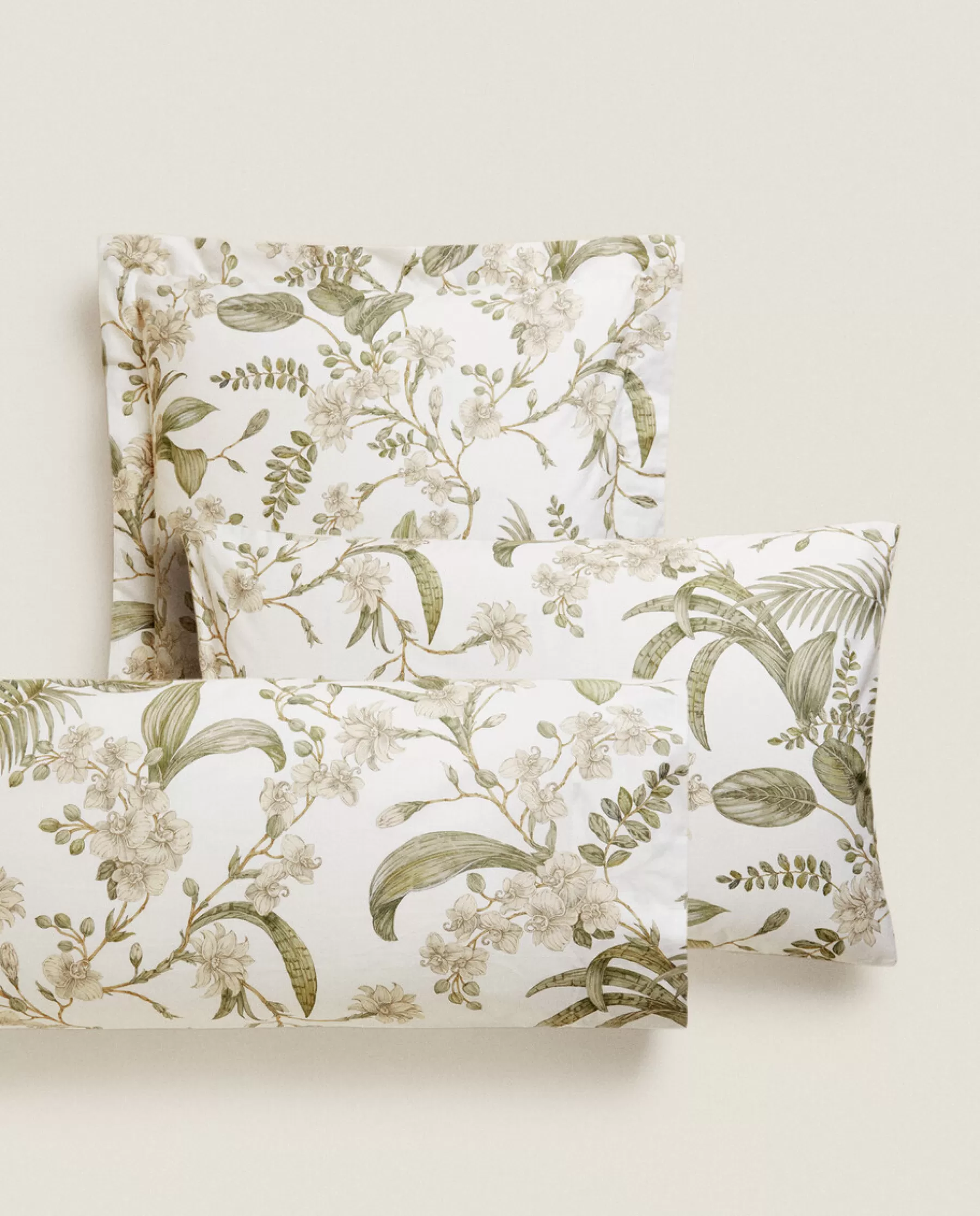 ZARA Home Leaf Print Pillowcase | Pillowcases