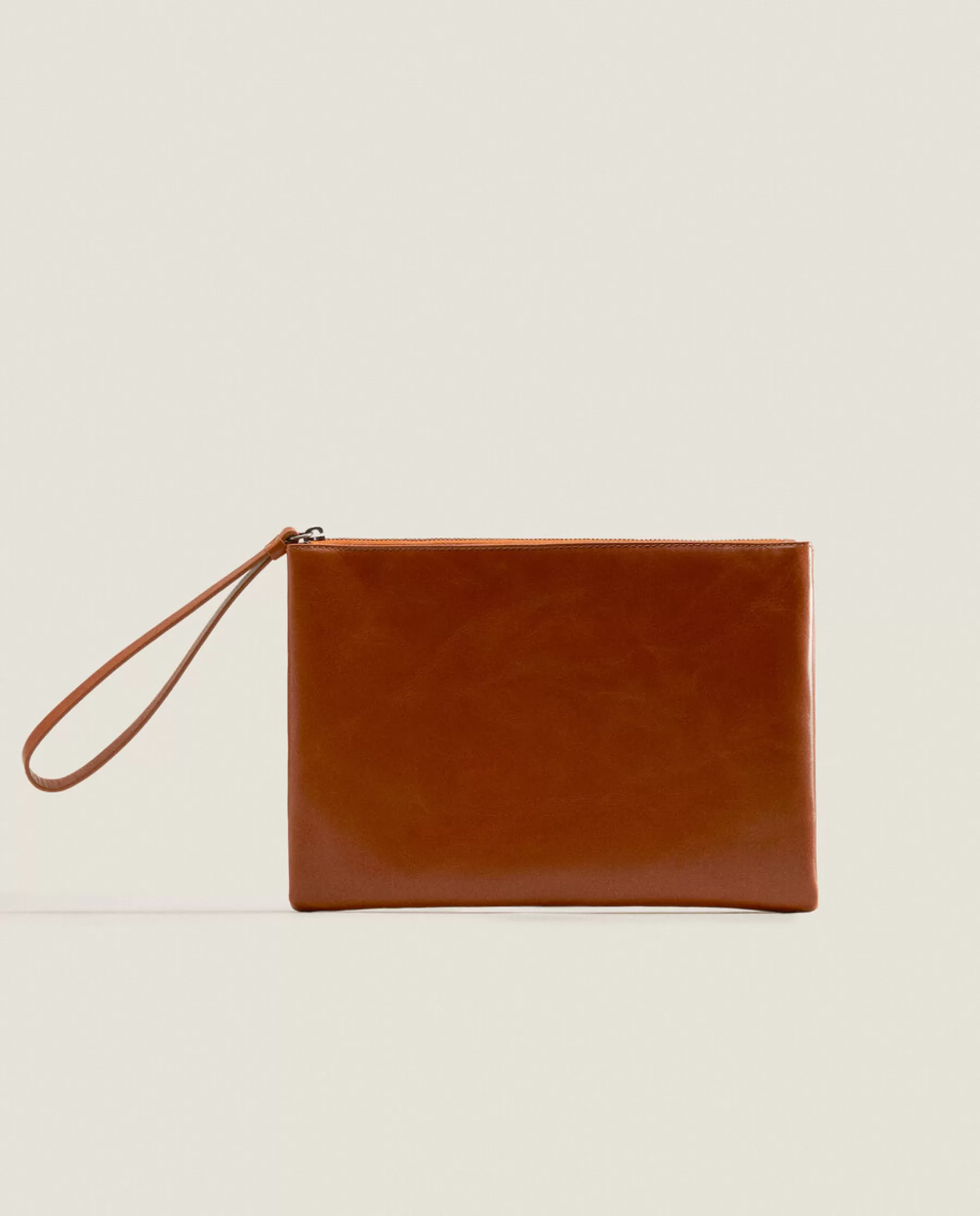 ZARA Home Leather Clutch Bag | Bags And Toiletry Bags